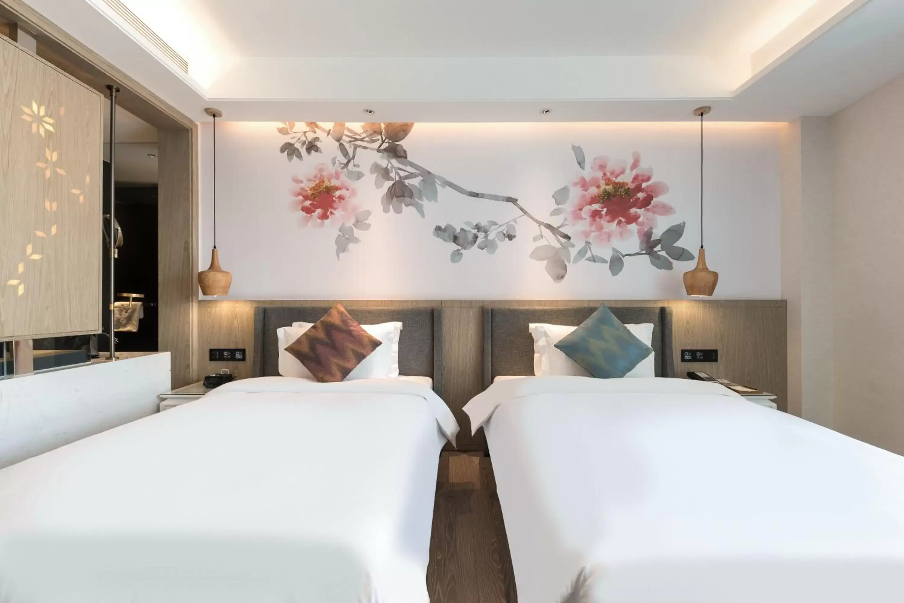 Bed in Paco Hotel Canton Tower Pazhou-Free shuttle bus for canton fair Bed in Paco Hotel Canton Tower Pazhou-Free shuttle bus for canton fair