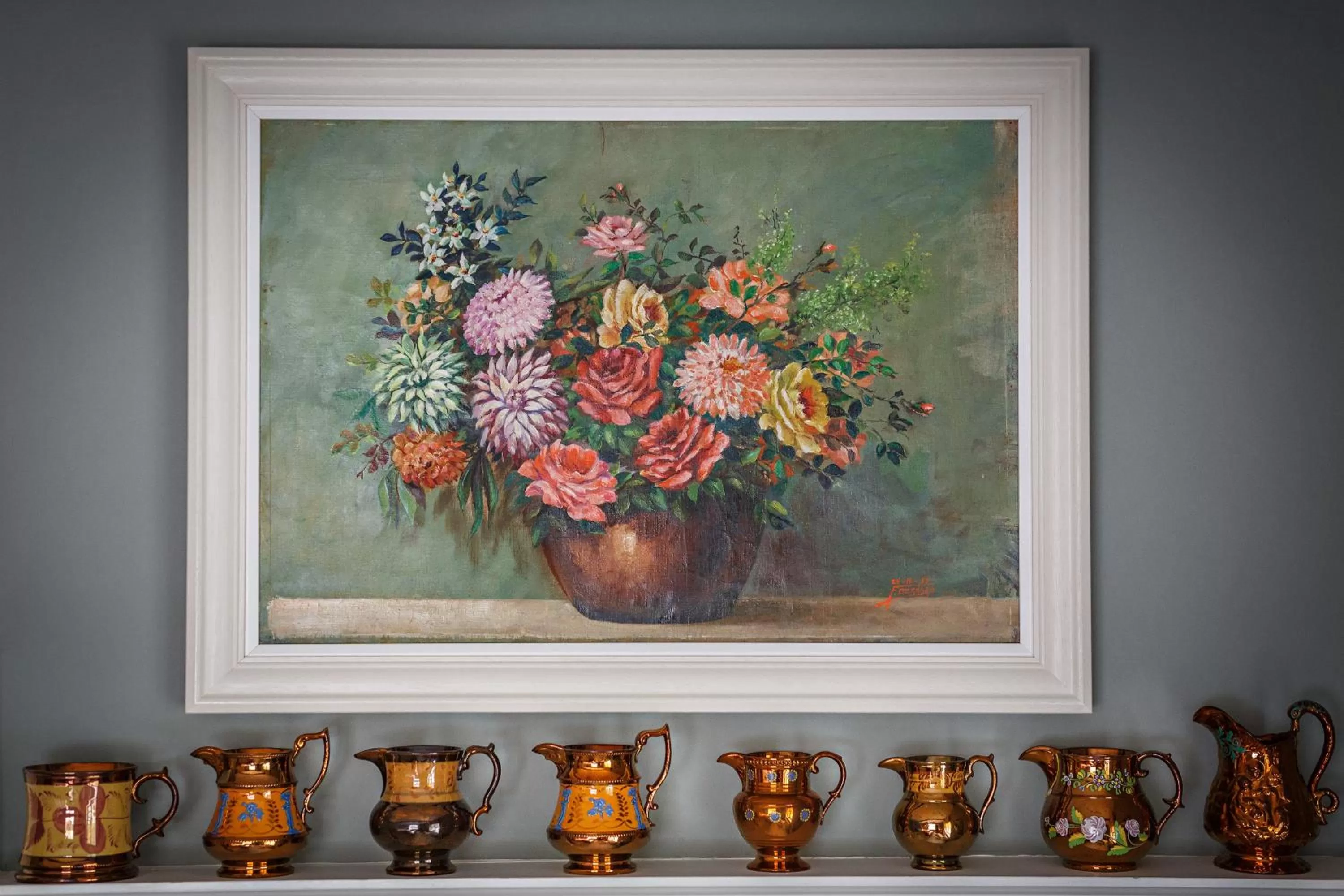 Decorative detail in The Assembly House in central Norwich