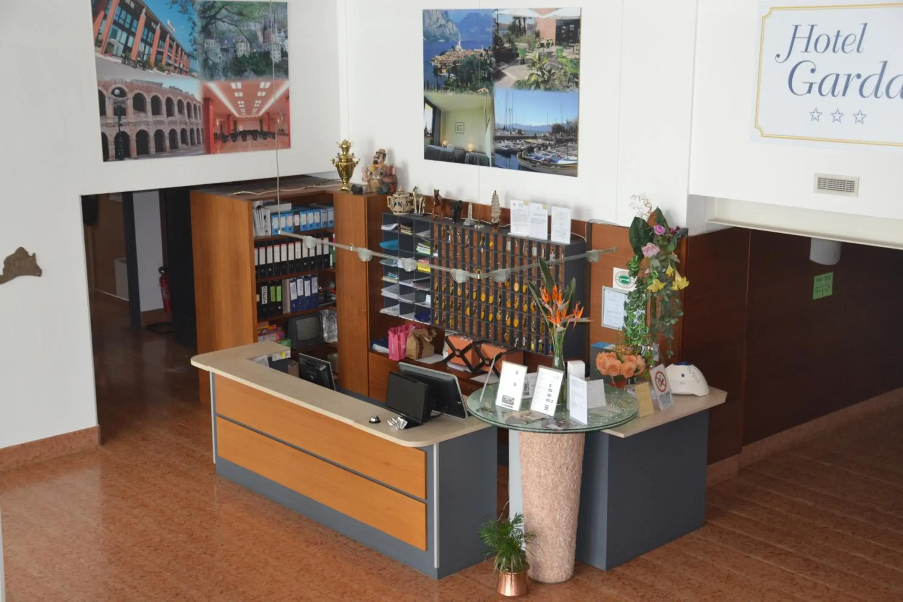 Lobby or reception in Hotel Garda