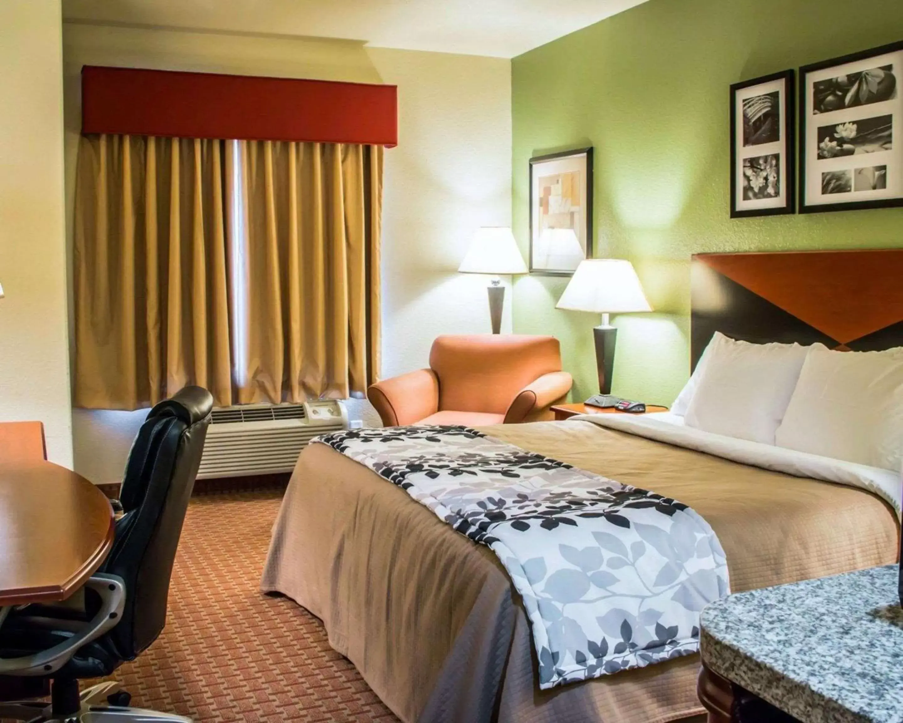 Photo of the whole room, Bed in Sleep Inn and Suites at Six Flags