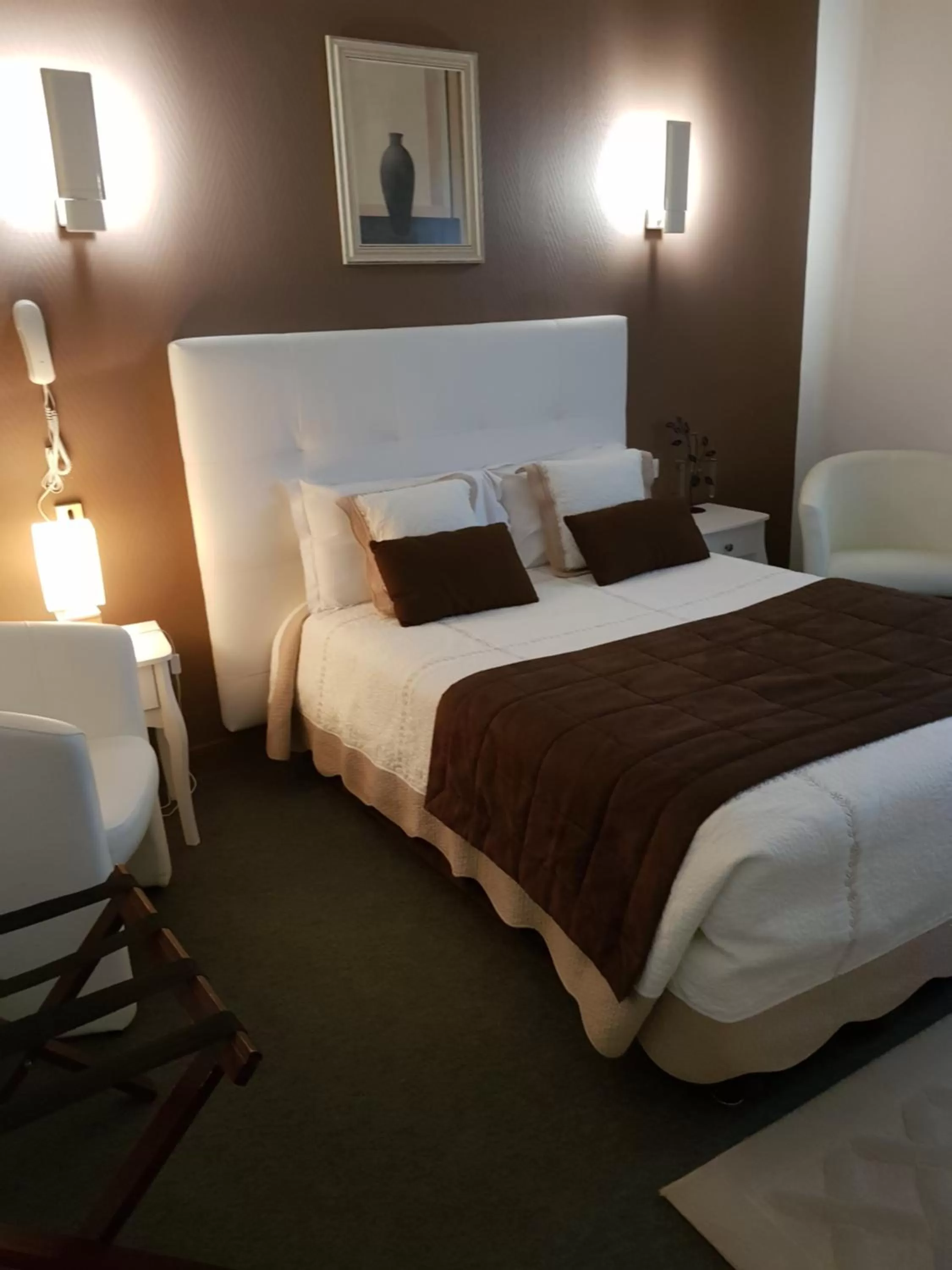 Bed in Hotel Christina