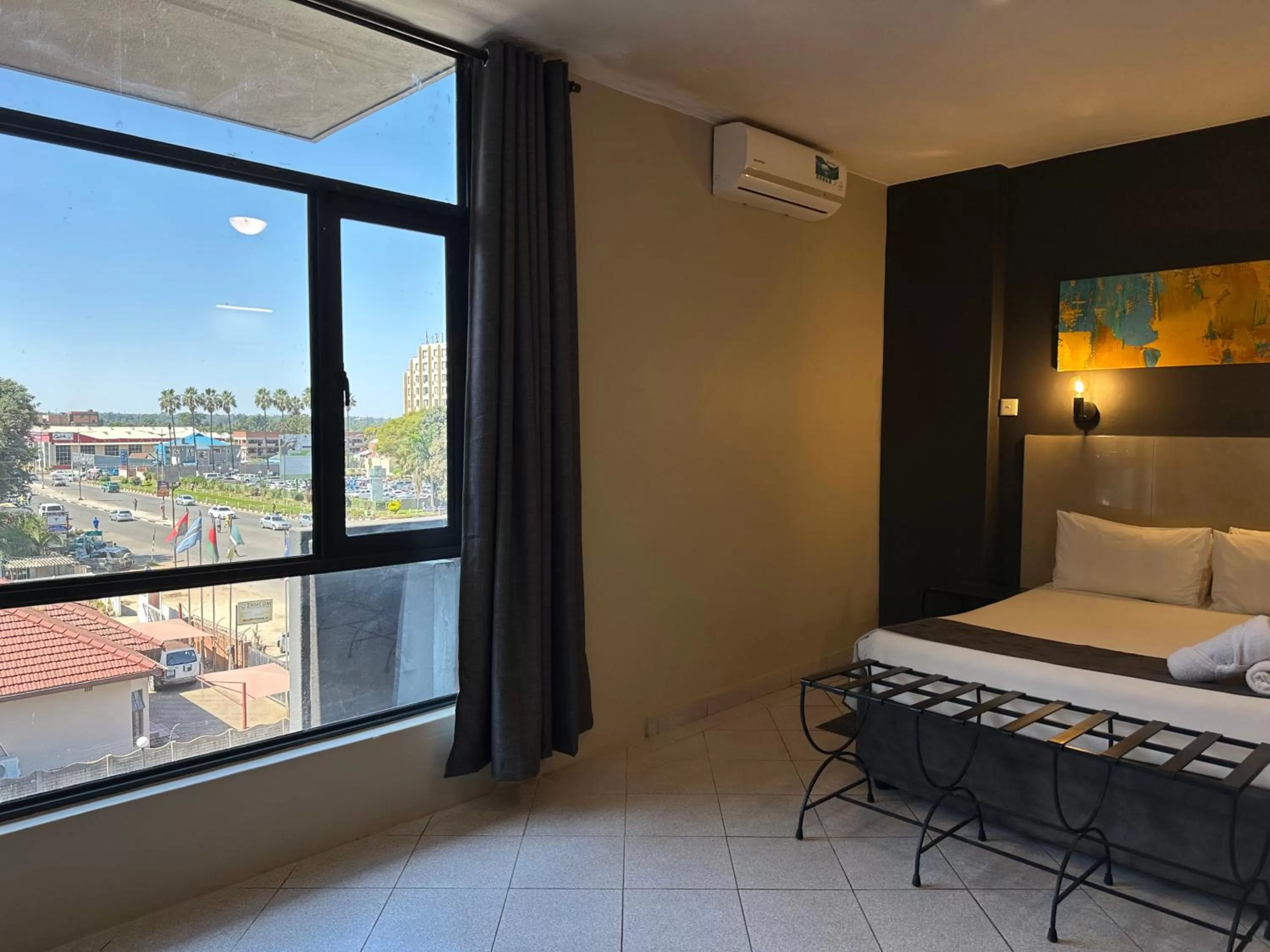 Bed in N1 Hotel Samora Machel Harare