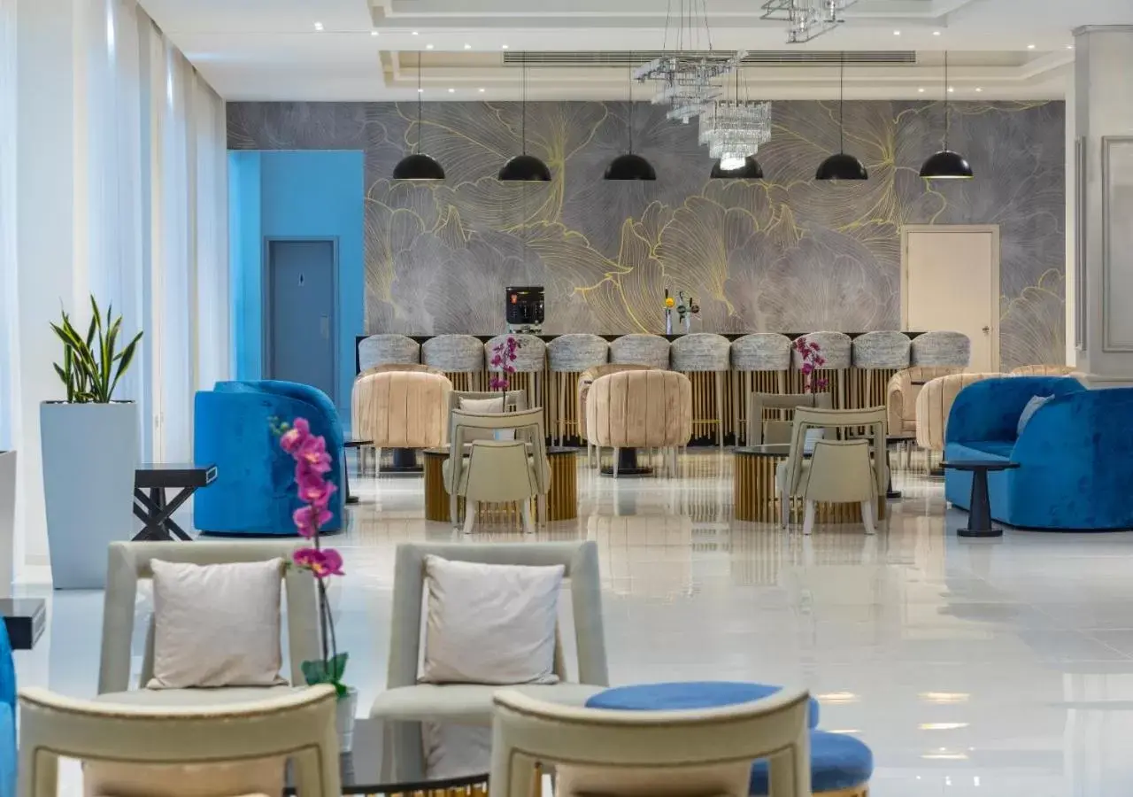 Lobby or reception in Constantinos the Great Beach Hotel