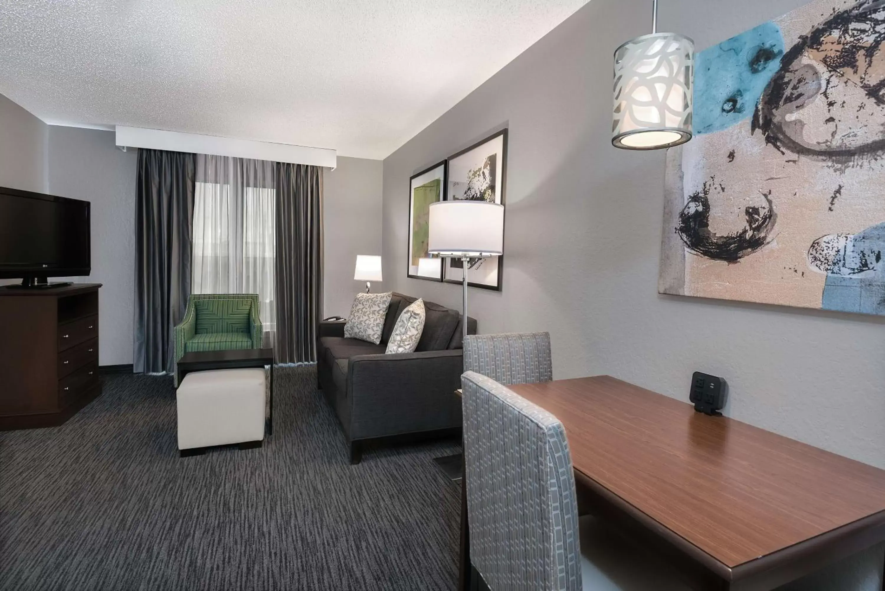 Living room, Seating Area in Homewood Suites by Hilton Houston-Clear Lake