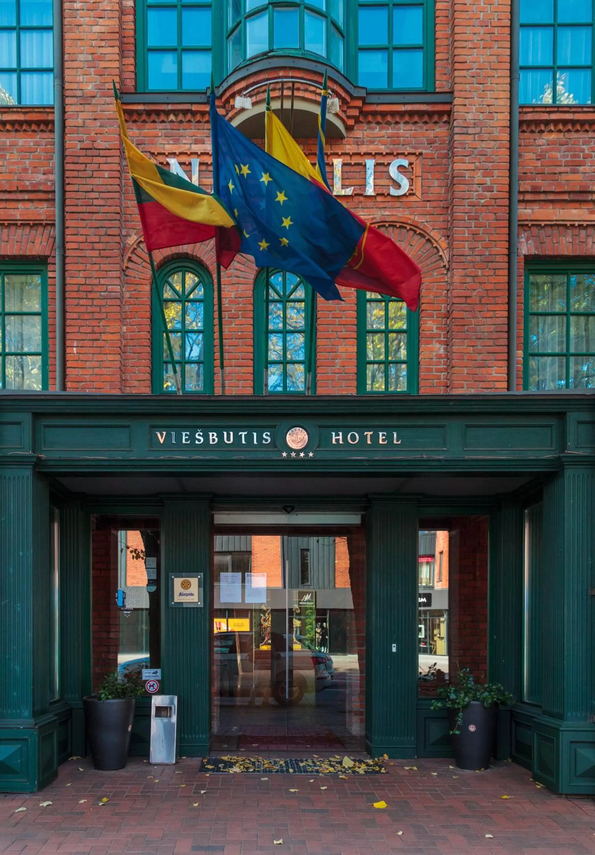Facade/entrance in Hotel Navalis, Klaipėda