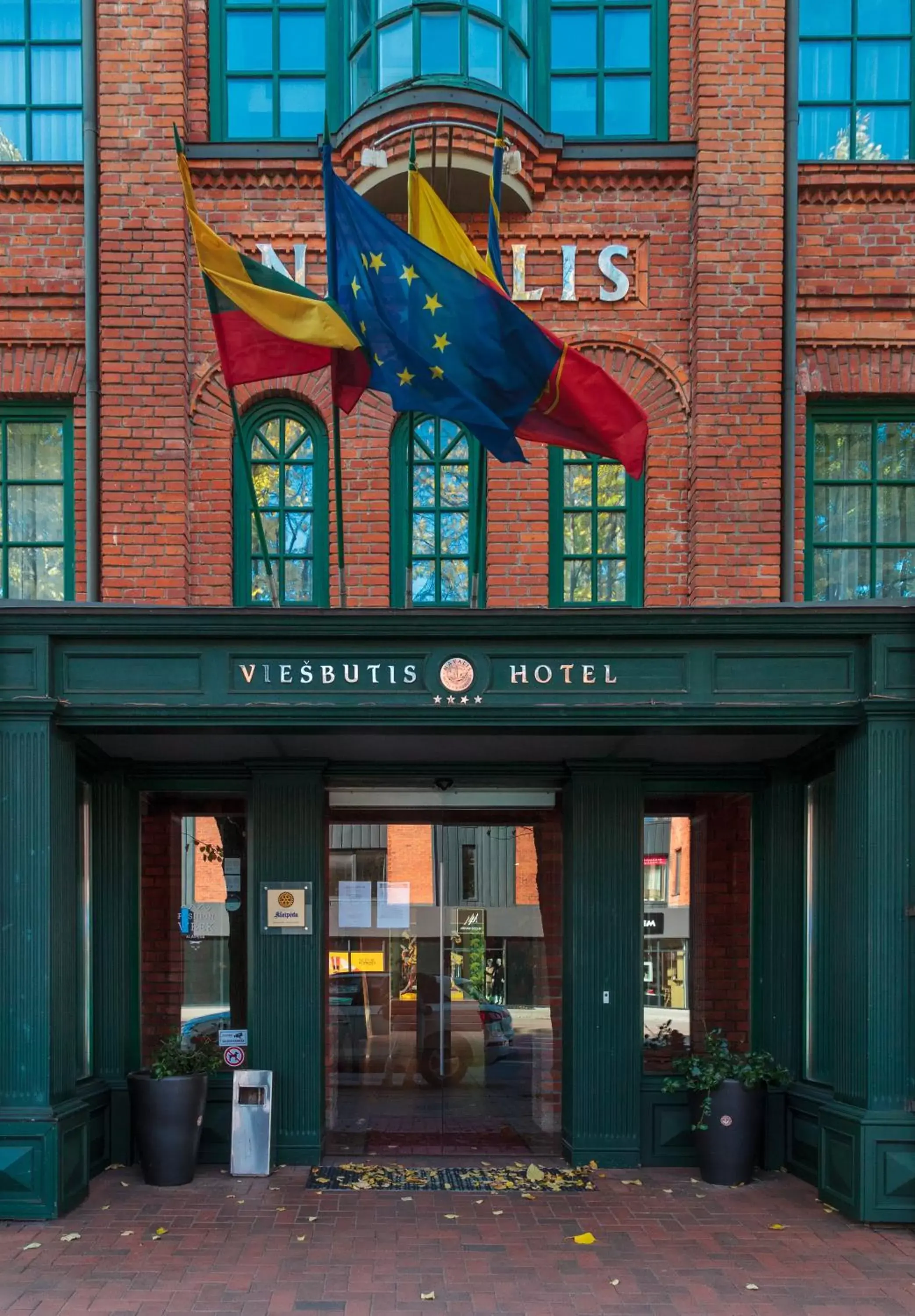 Facade/entrance in Hotel Navalis, Klaipėda Facade/entrance in Hotel Navalis, Klaipėda
