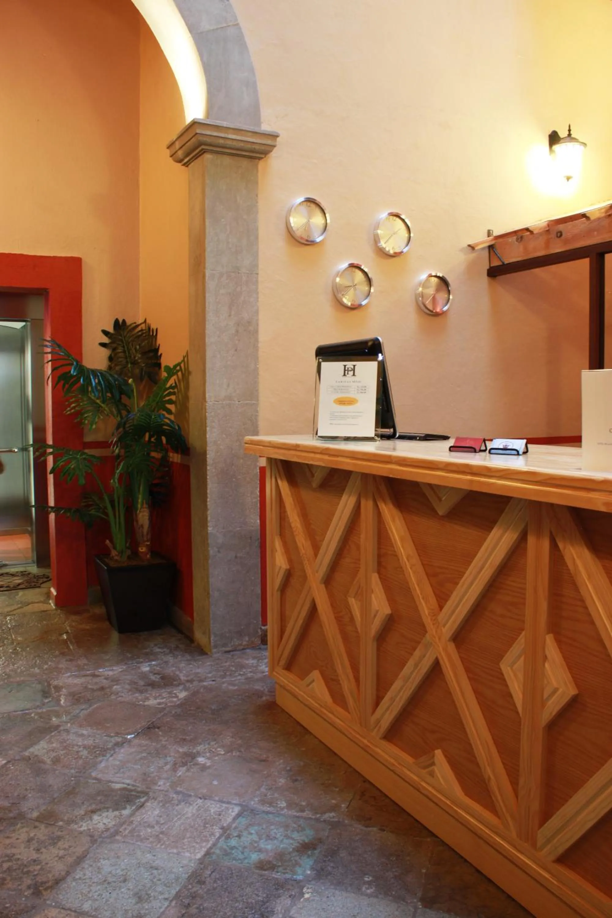Lobby or reception in Hotel de la Paz
