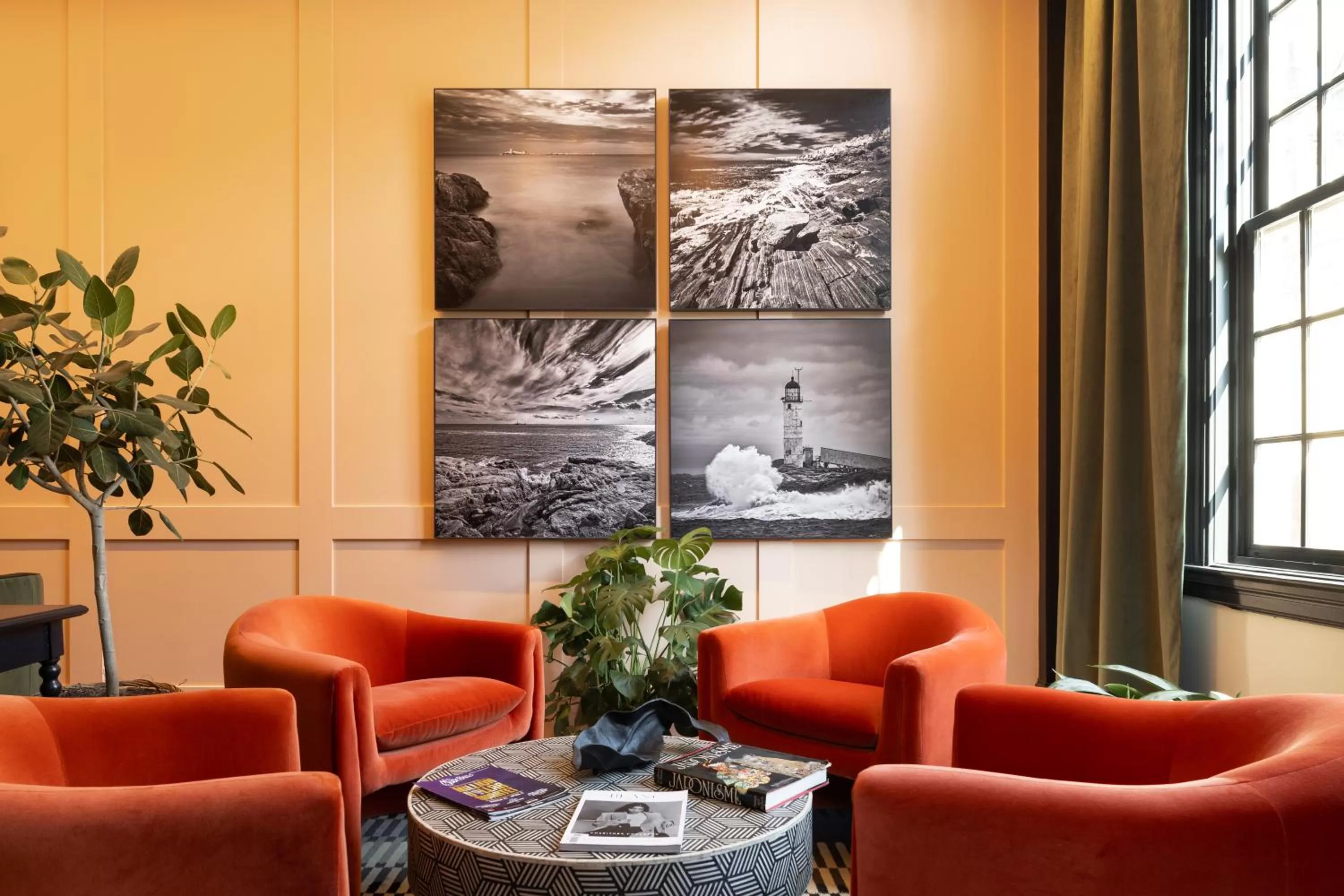 Lobby or reception in Hotel Thaxter