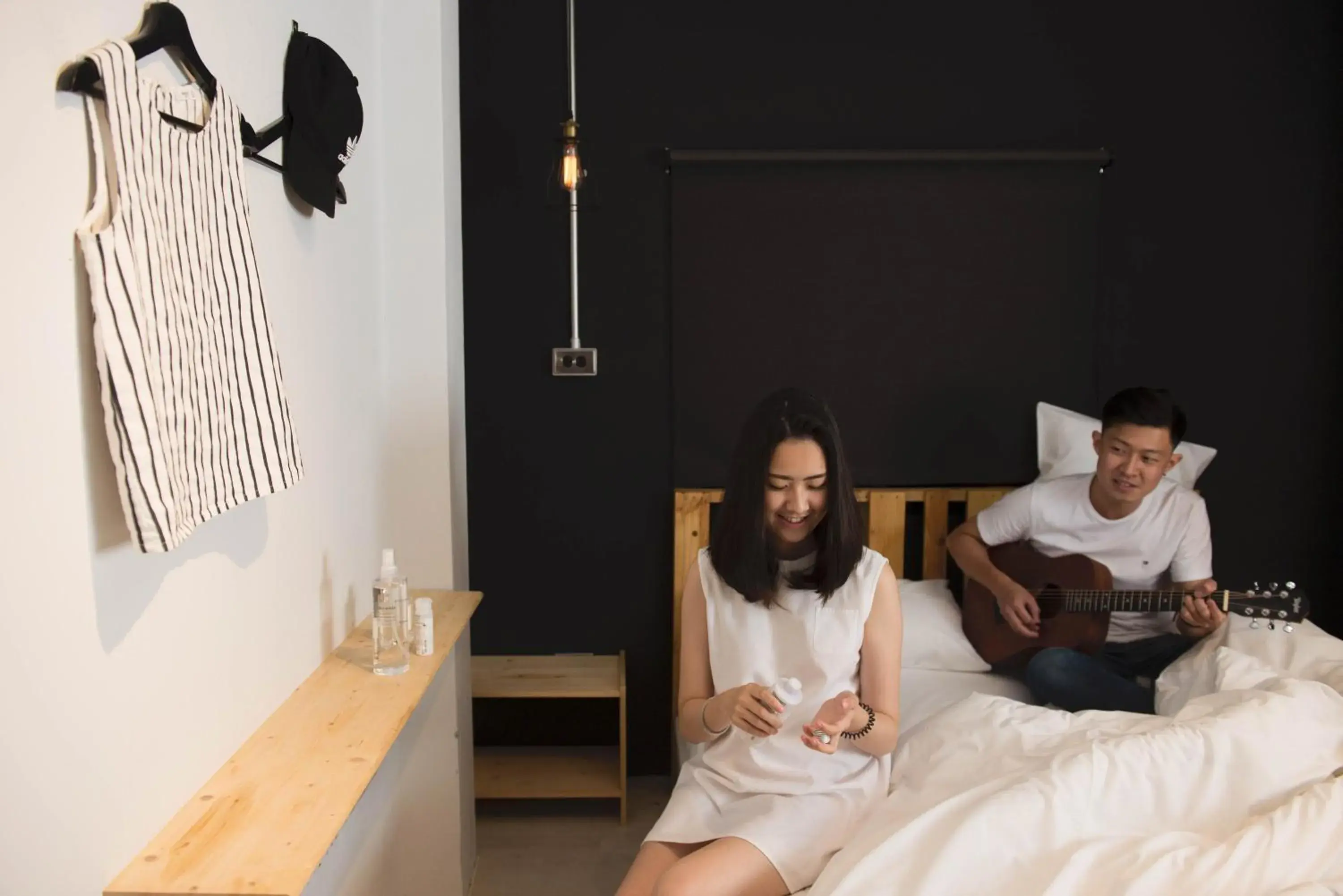 Budget Double Room in 被愛咖啡小旅館 Birdeye Garden Budget Double Room in 被愛咖啡小旅館 Birdeye Garden