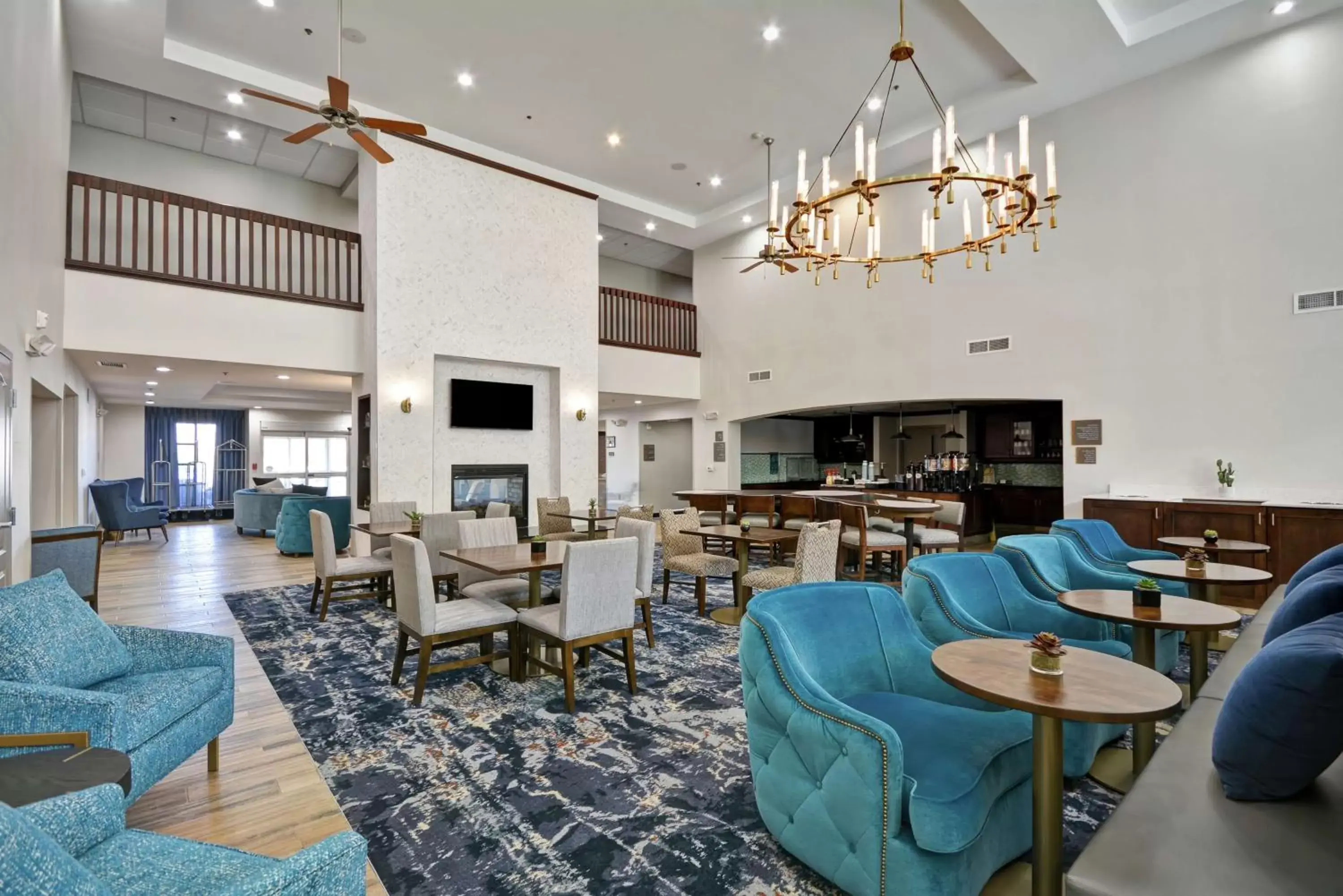 Lobby or reception, Lounge/Bar in Homewood Suites by Hilton Palm Desert