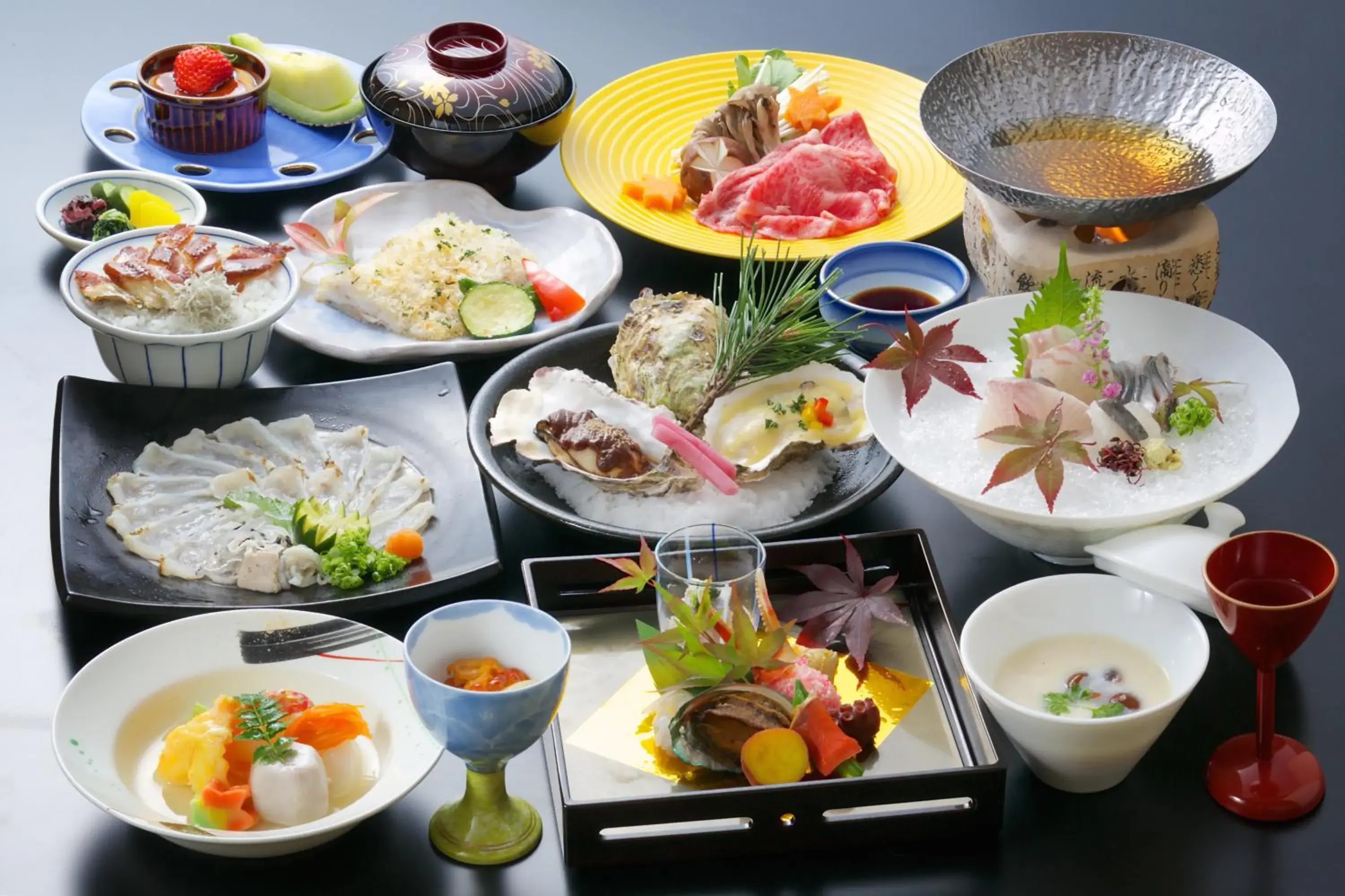 Food in Miyajima Hotel Makoto