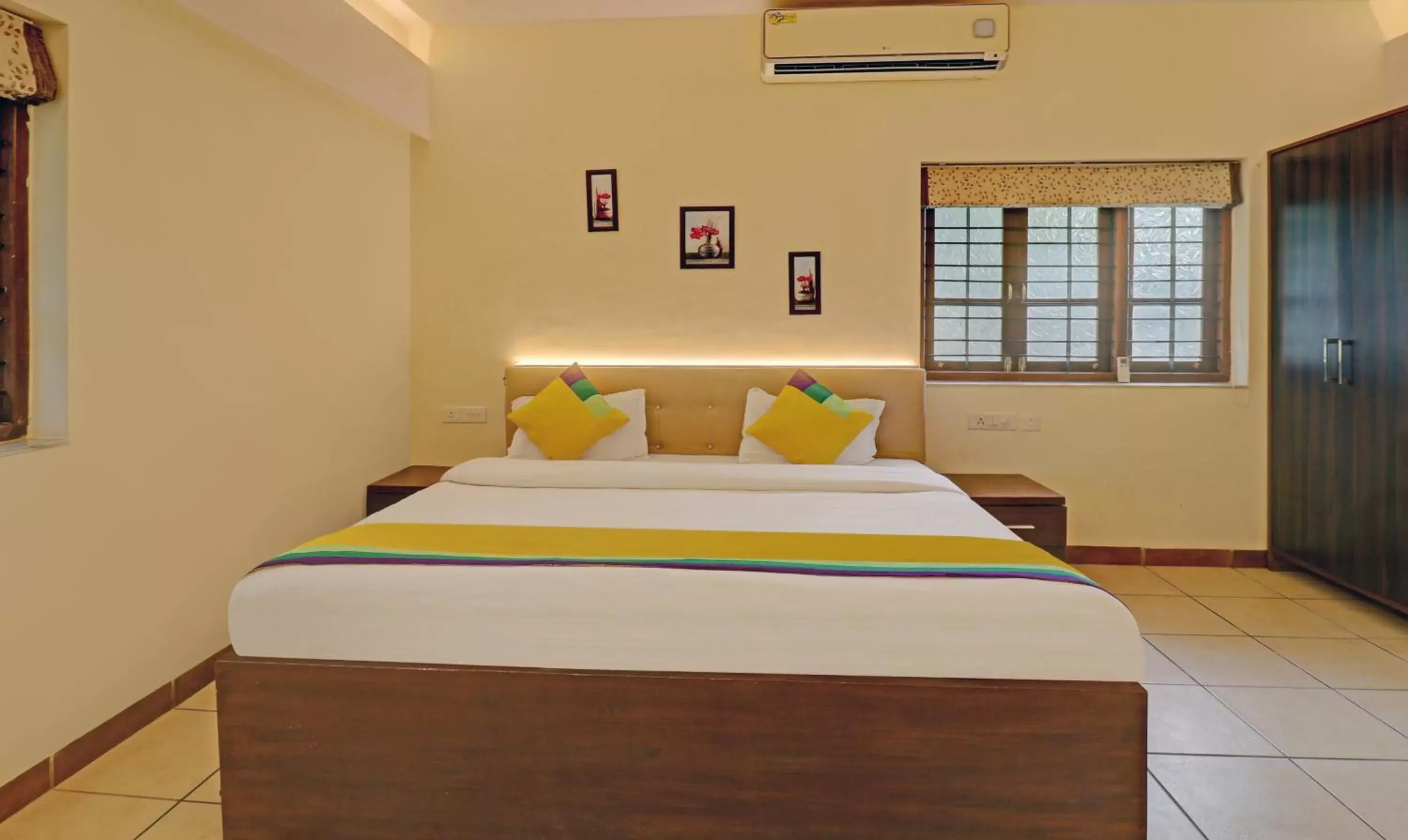 Bedroom, Bed in Itsy Hotels Vailankanni Natures Inn Bedroom, Bed in Itsy Hotels Vailankanni Natures Inn
