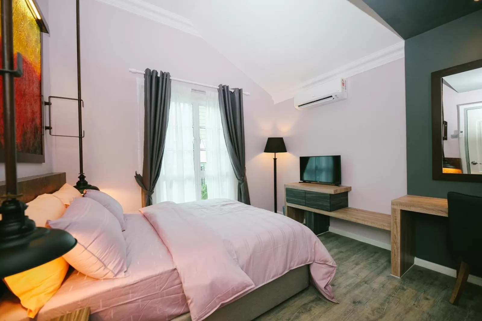 Bed in Royale Chenang Resort