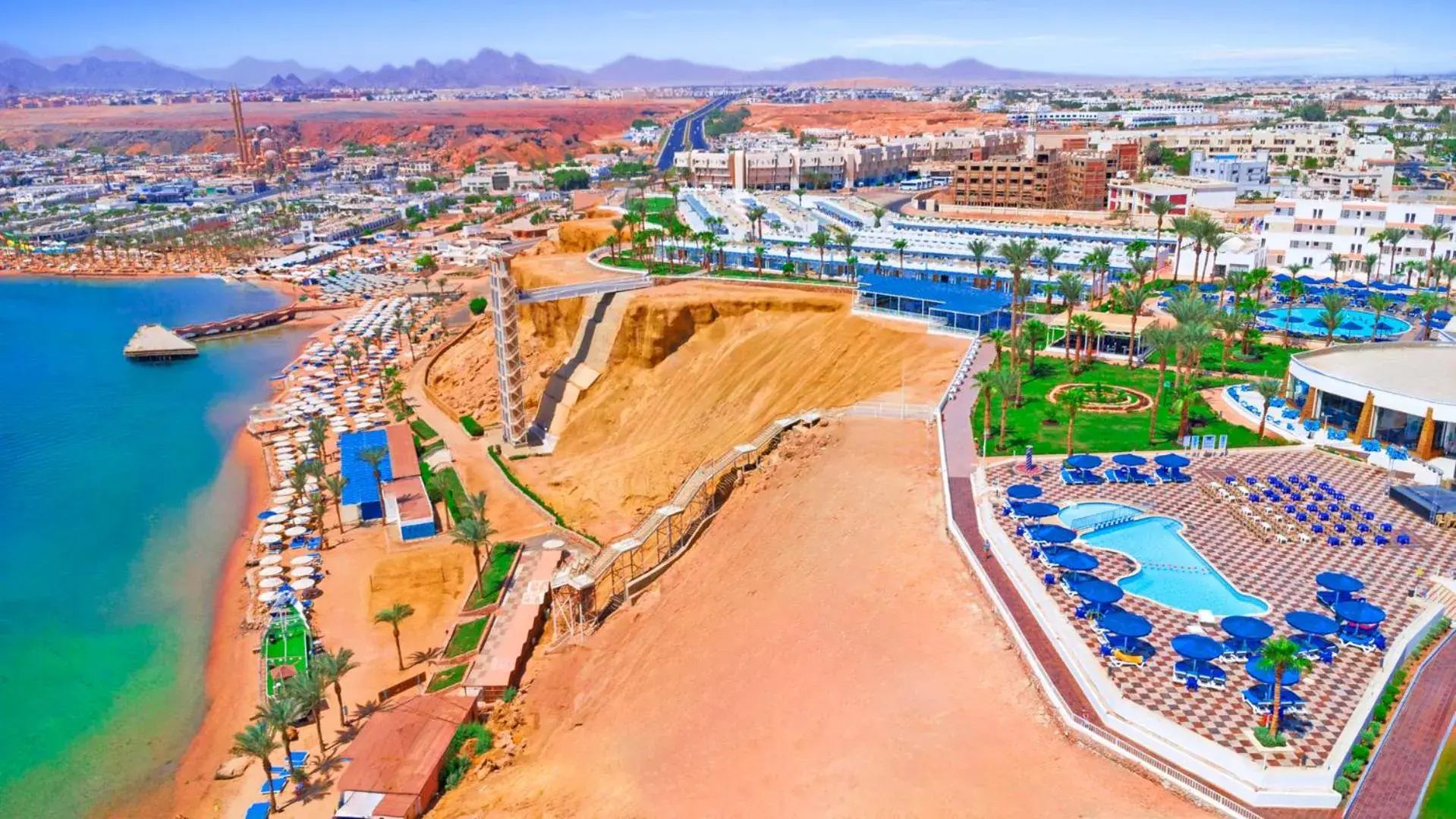 Bird's eye view, Bird's-eye View in Albatros Sharm Resort - By Pickalbatros