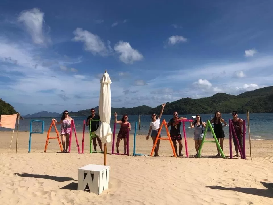 People in Pangulatan Beach Resort