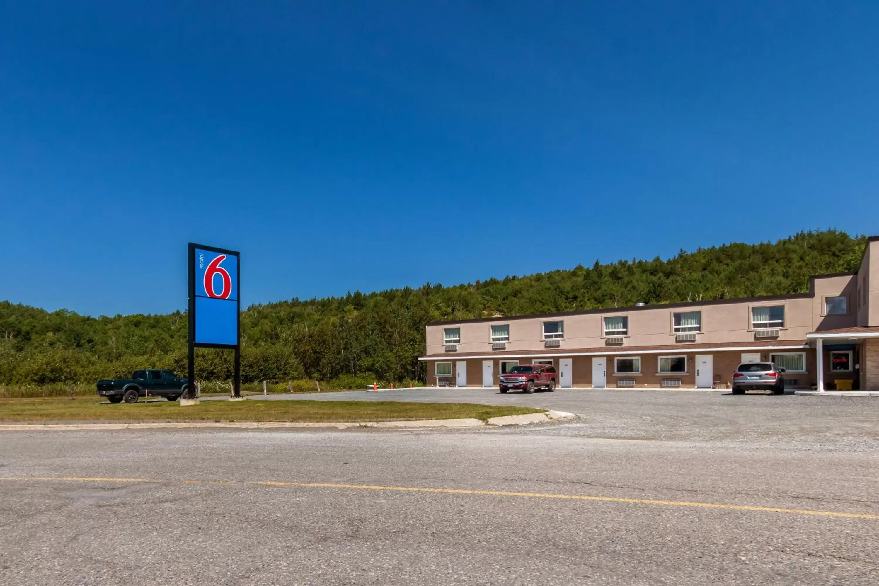 View (from property/room), Property Building in Motel 6-Sudbury, ON