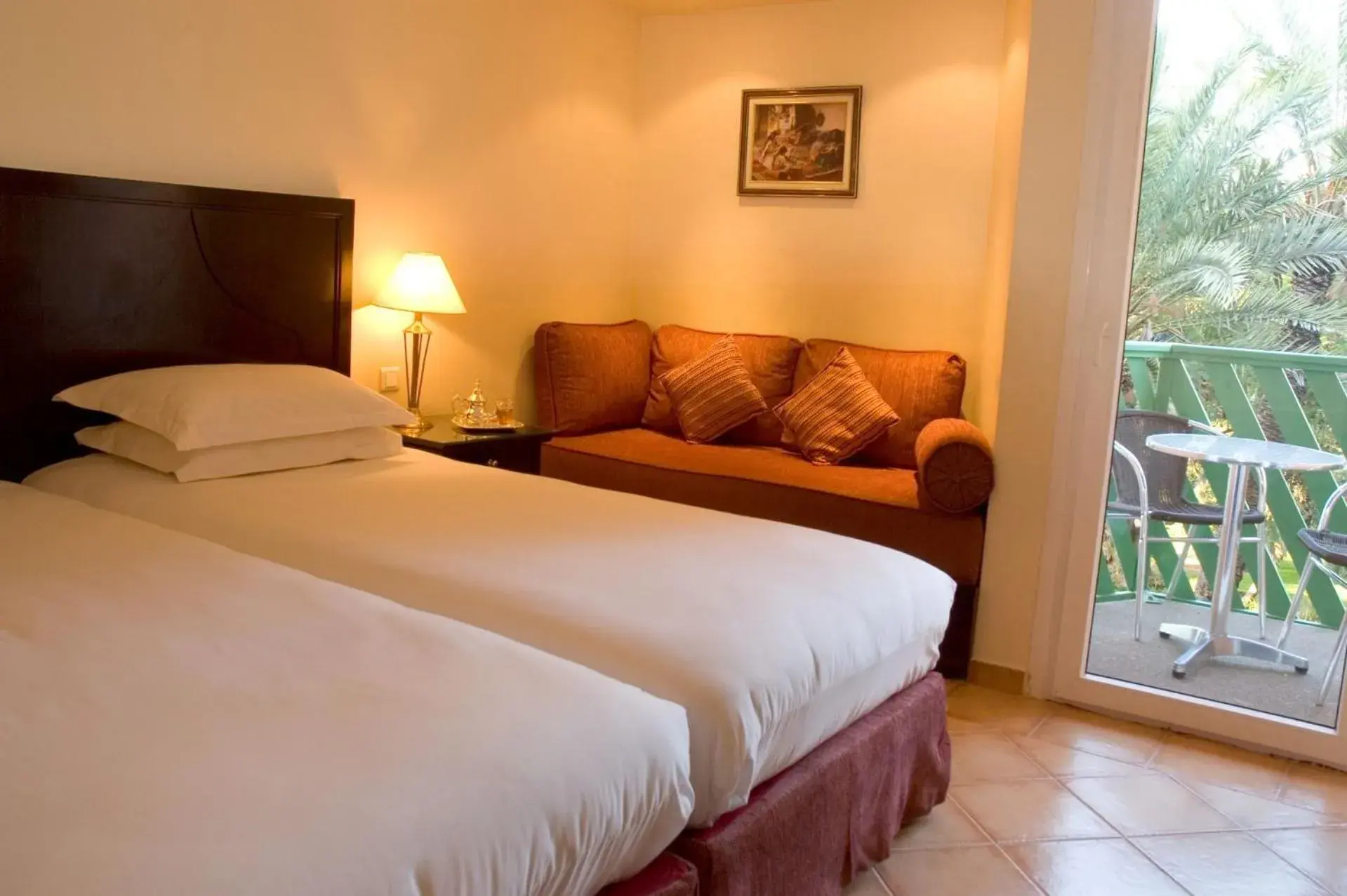 Bed in Hotel Farah Marrakech
