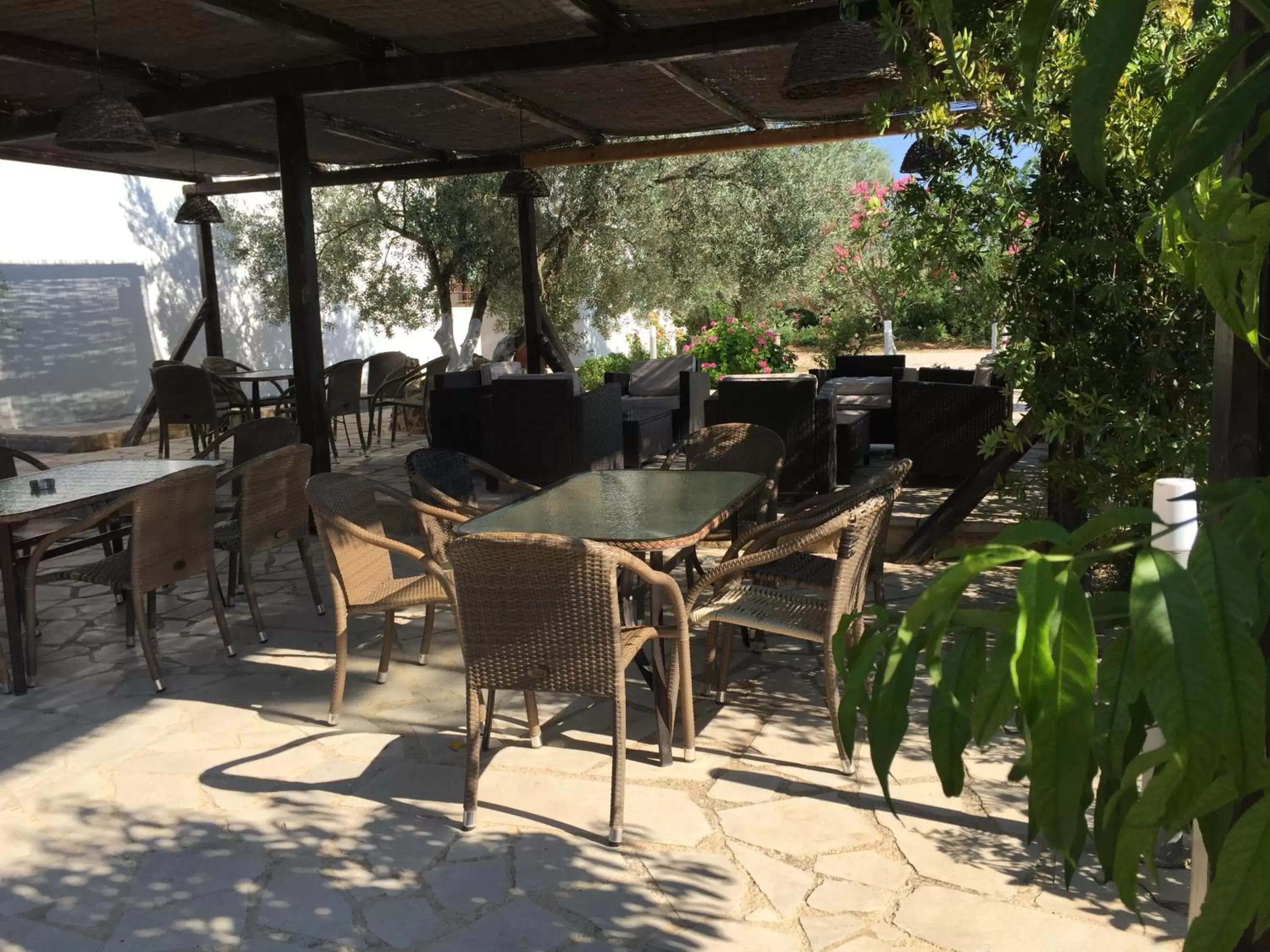 Patio, Restaurant/Places to Eat in Hani Inn
