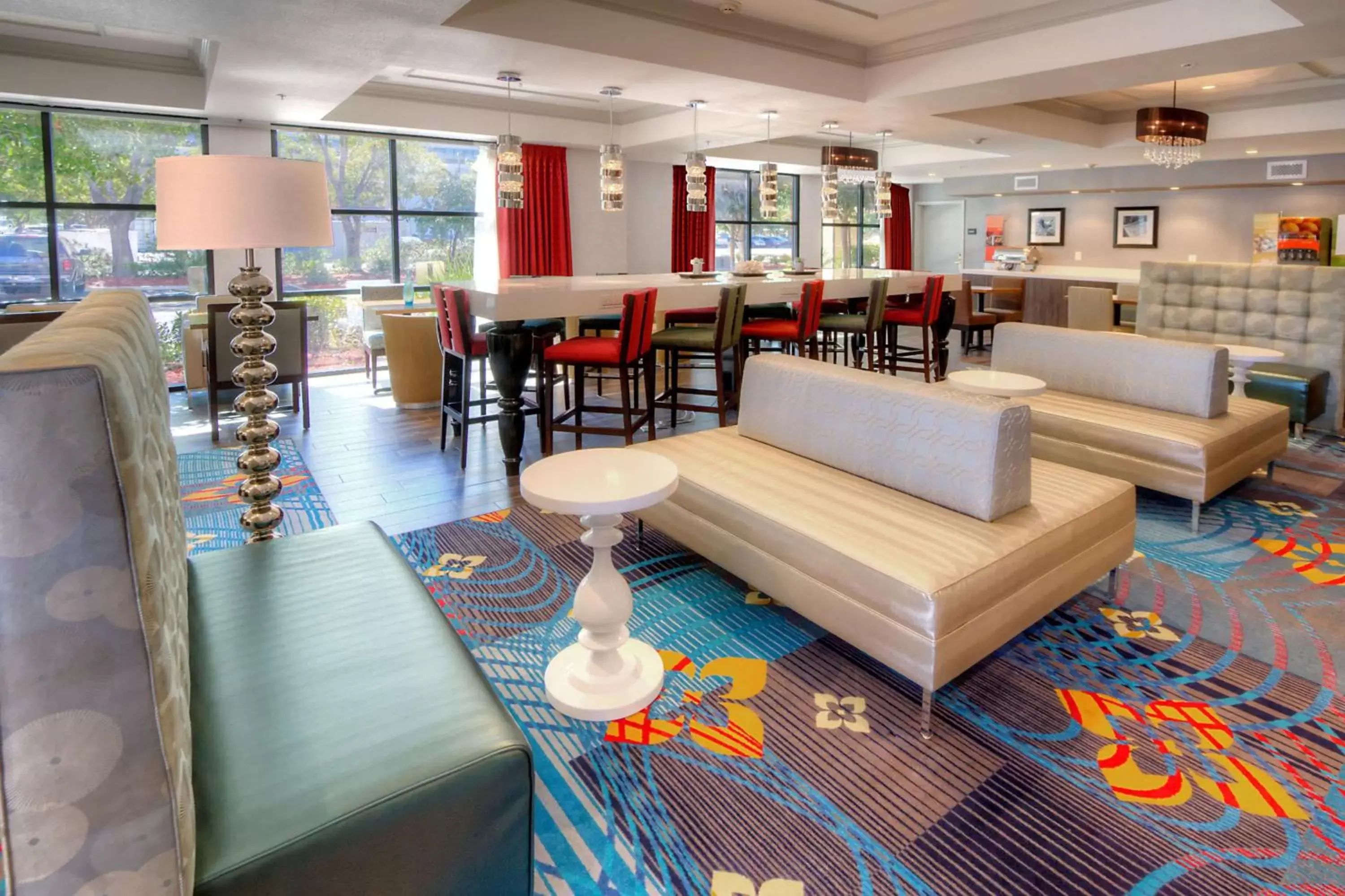 Lobby or reception in Hampton Inn Milpitas