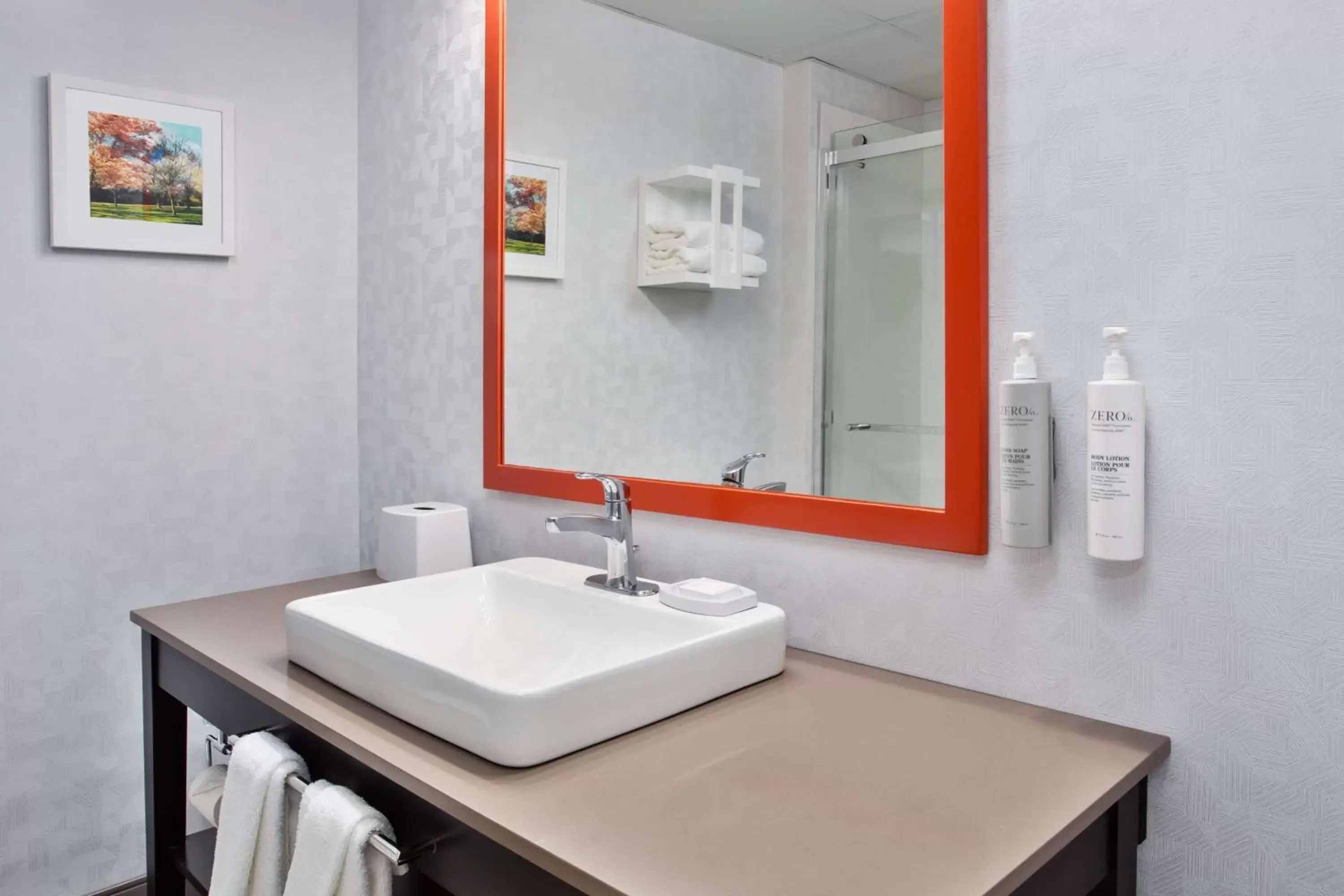 Bathroom in Hampton Inn & Suites By Hilton- Newark Airport Elizabeth