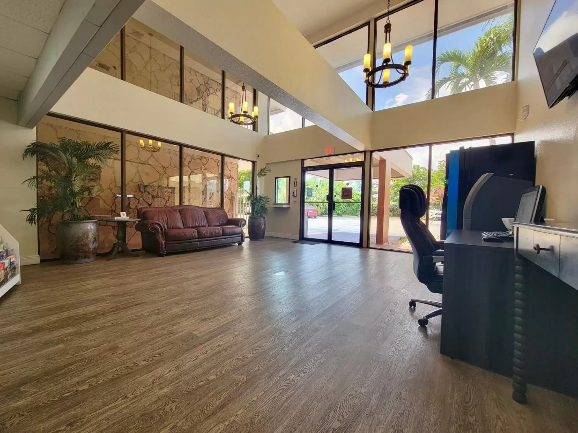 Lobby or reception in Garden Inn of Homestead Lobby or reception in Garden Inn of Homestead