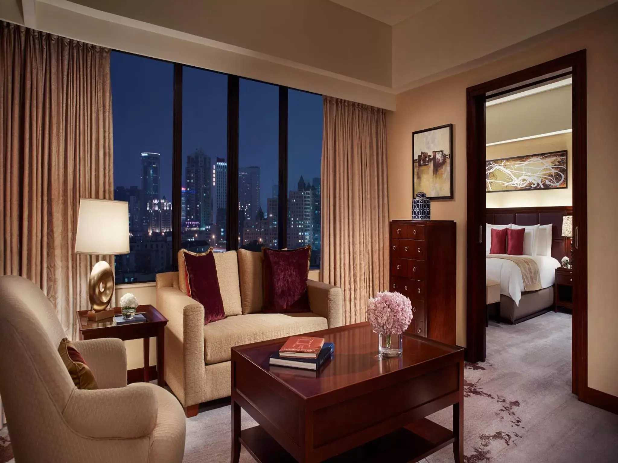 Living room, Seating Area in The Portman Ritz-Carlton Shanghai