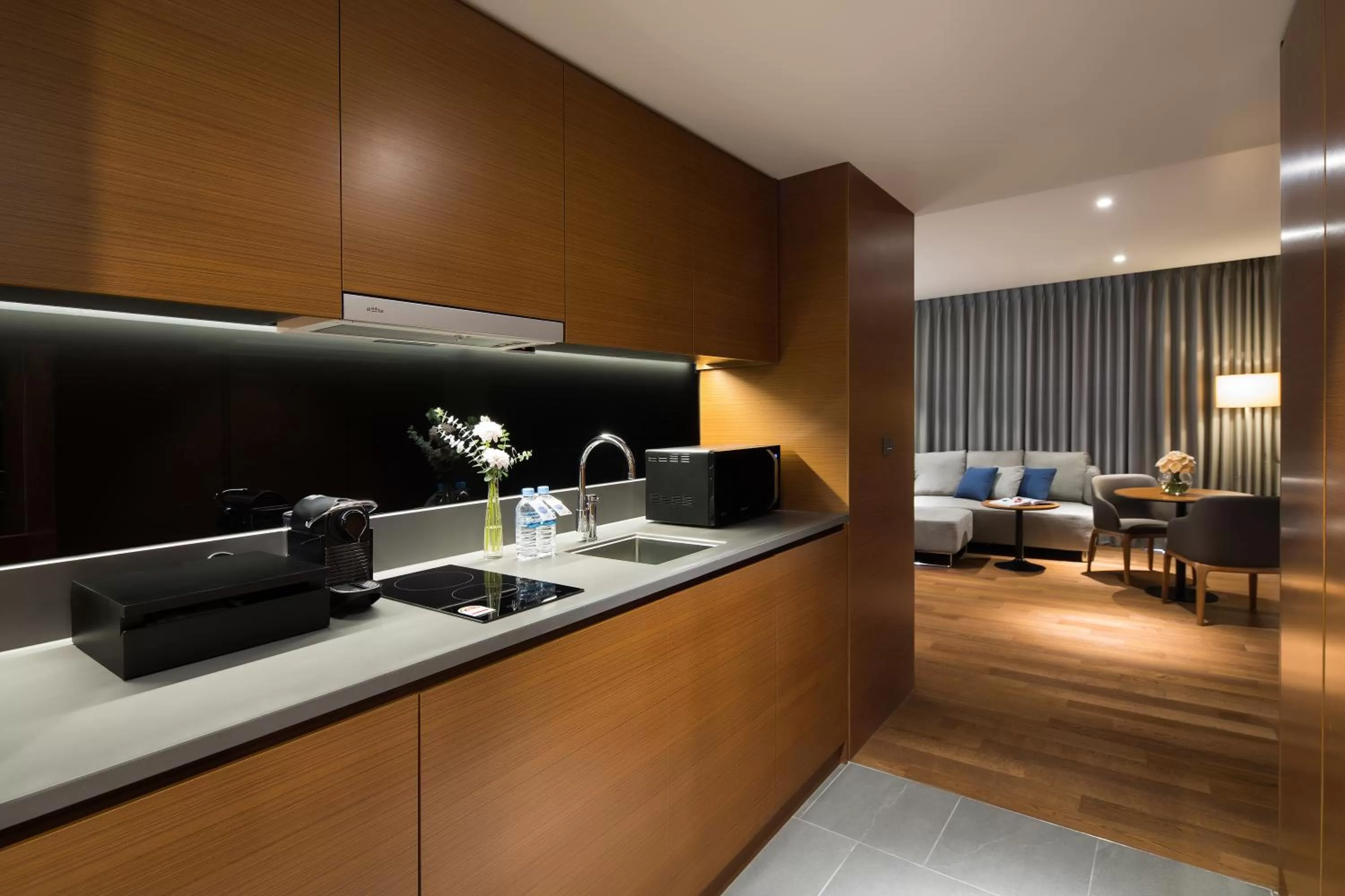 Kitchen or kitchenette in Novotel Ambassador Seoul Dongdaemun Hotels & Residences