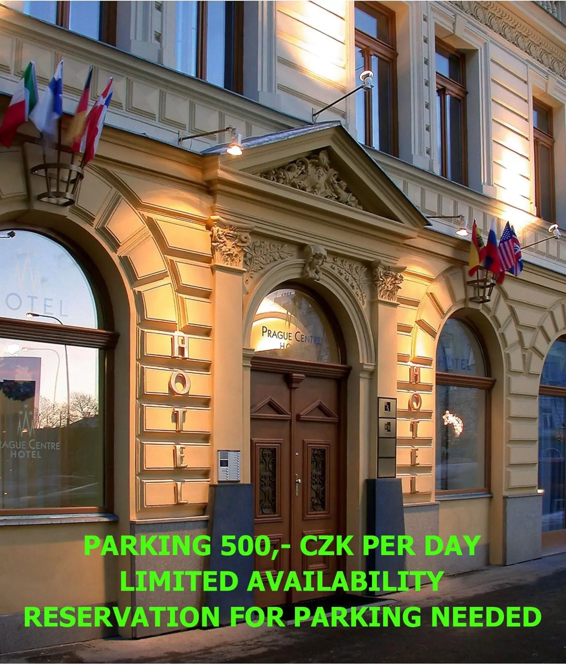 Property building, Property Logo/Sign in Hotel Superior Prague