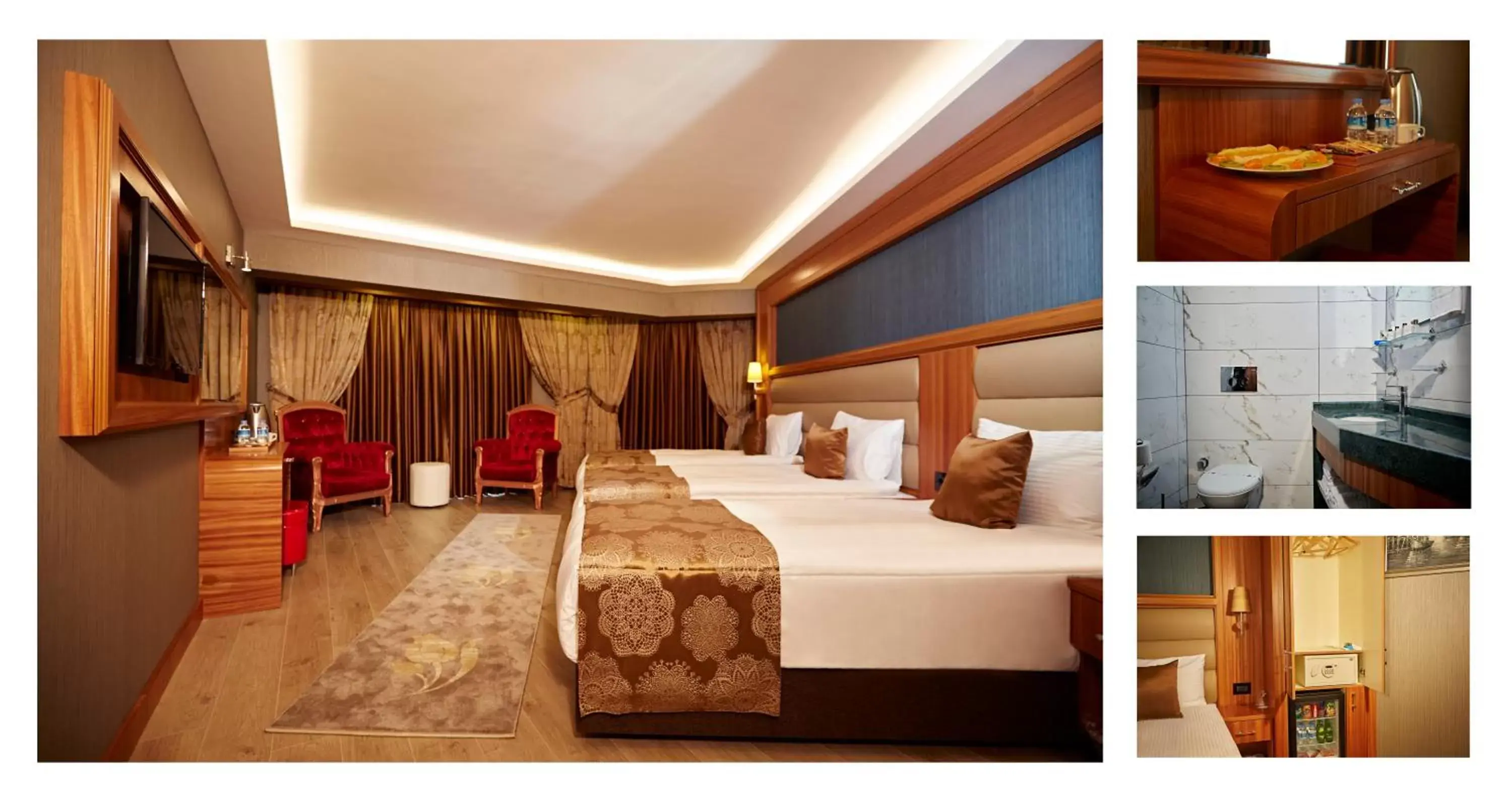 Bed in Ilkbal Deluxe Hotel &Spa Istanbul