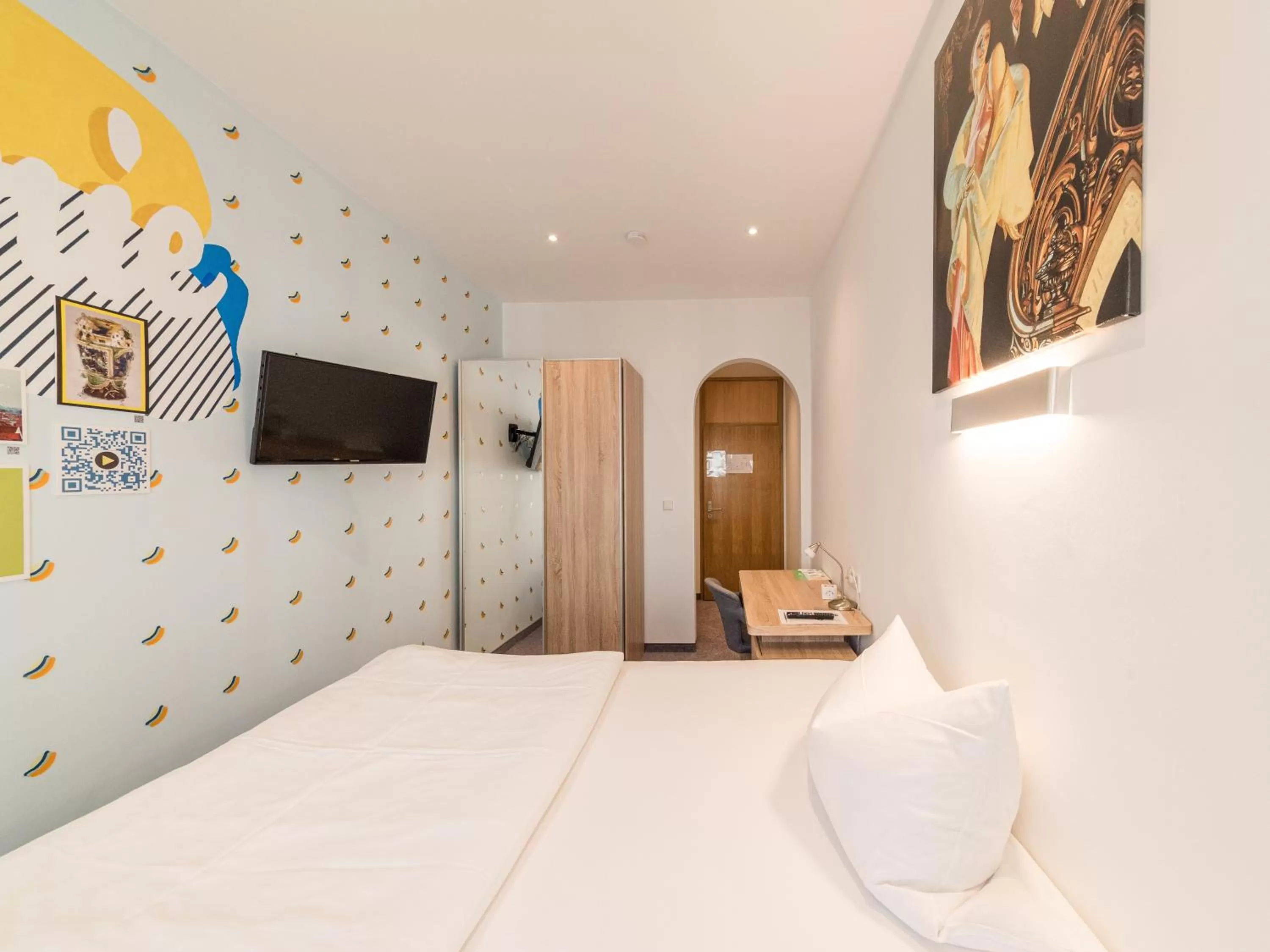 Staff, Bed in PrivatHotel Probst