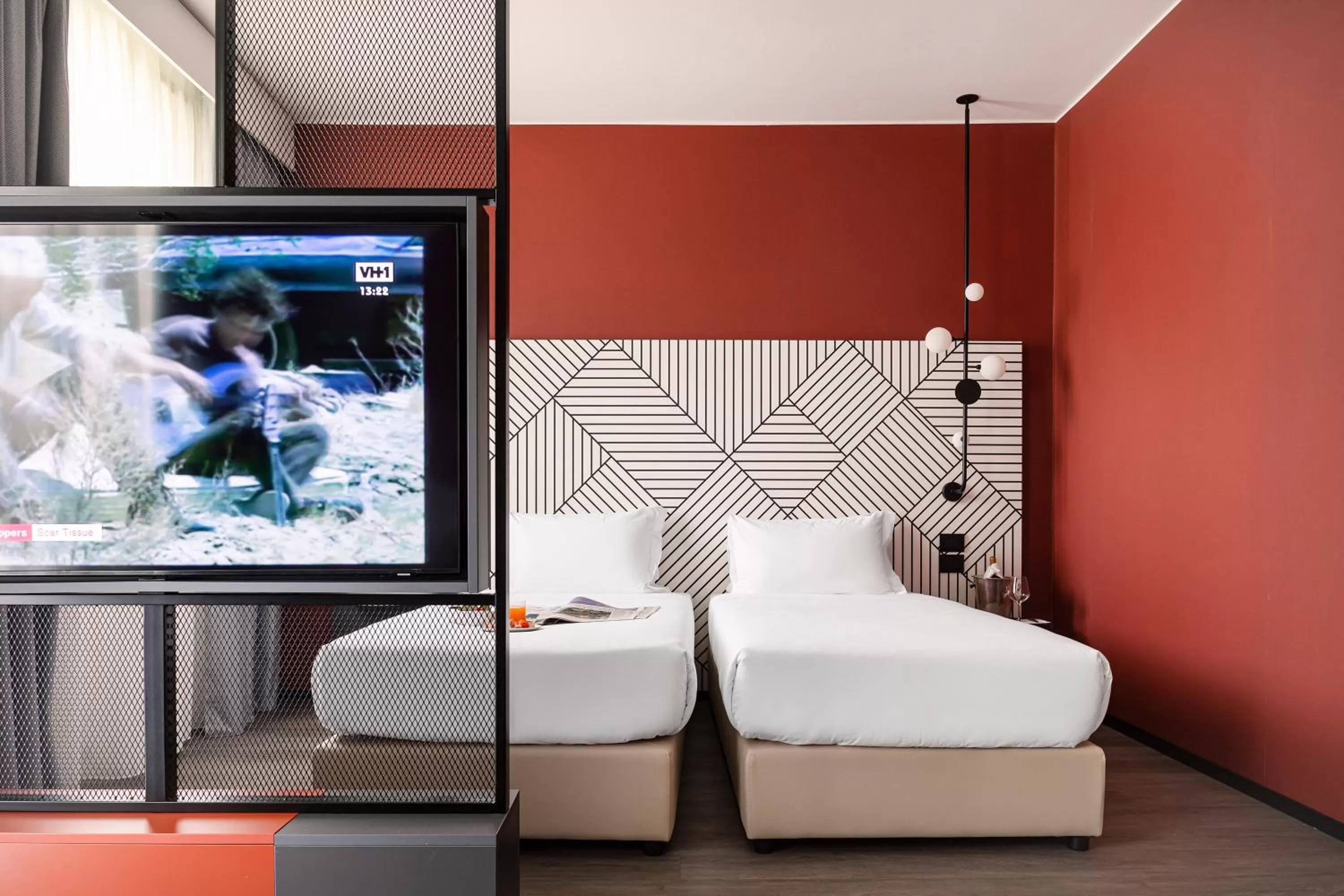 Bedroom, Bed in Quark Hotel Milano