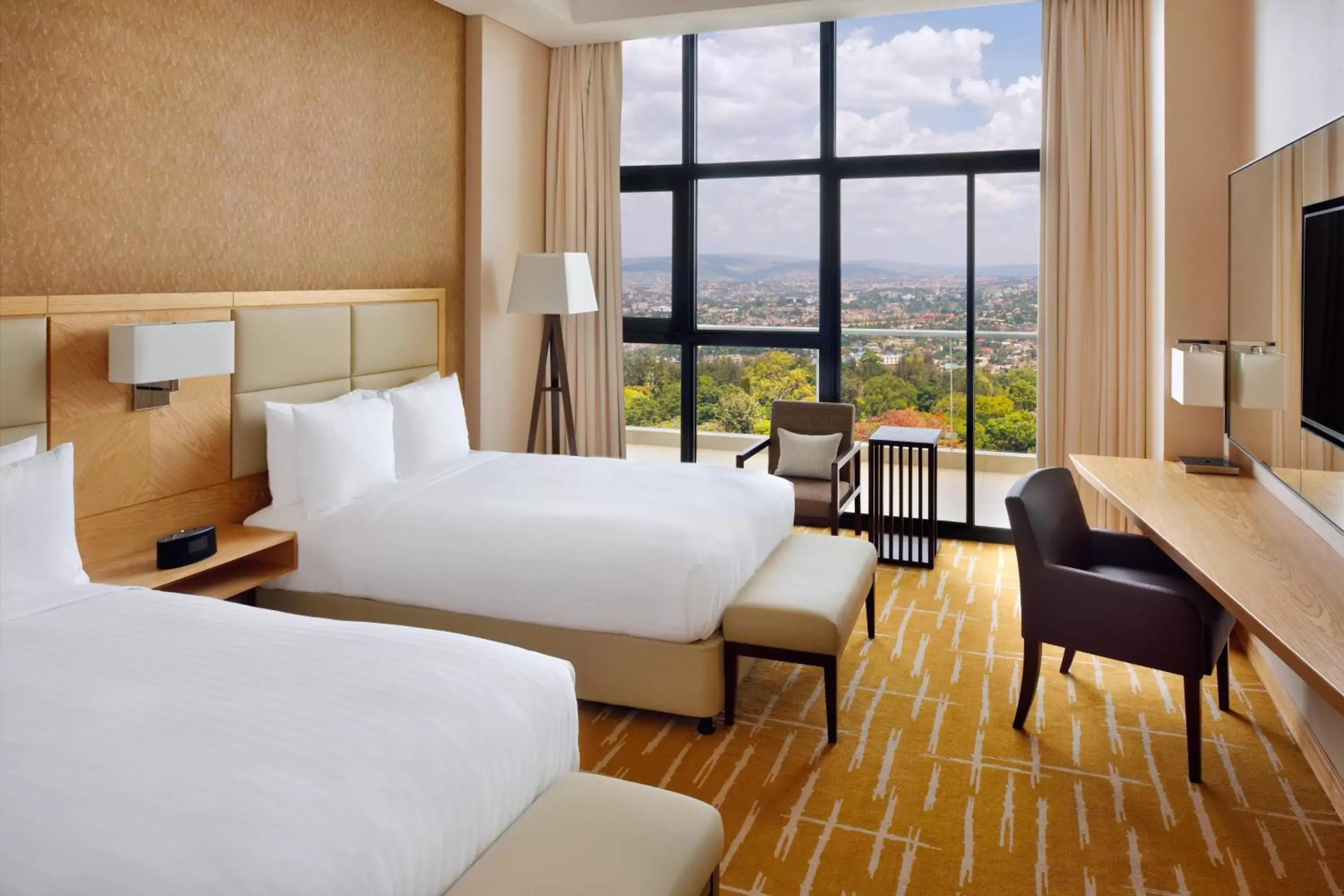 Photo of the whole room, Mountain View in Kigali Marriott Hotel