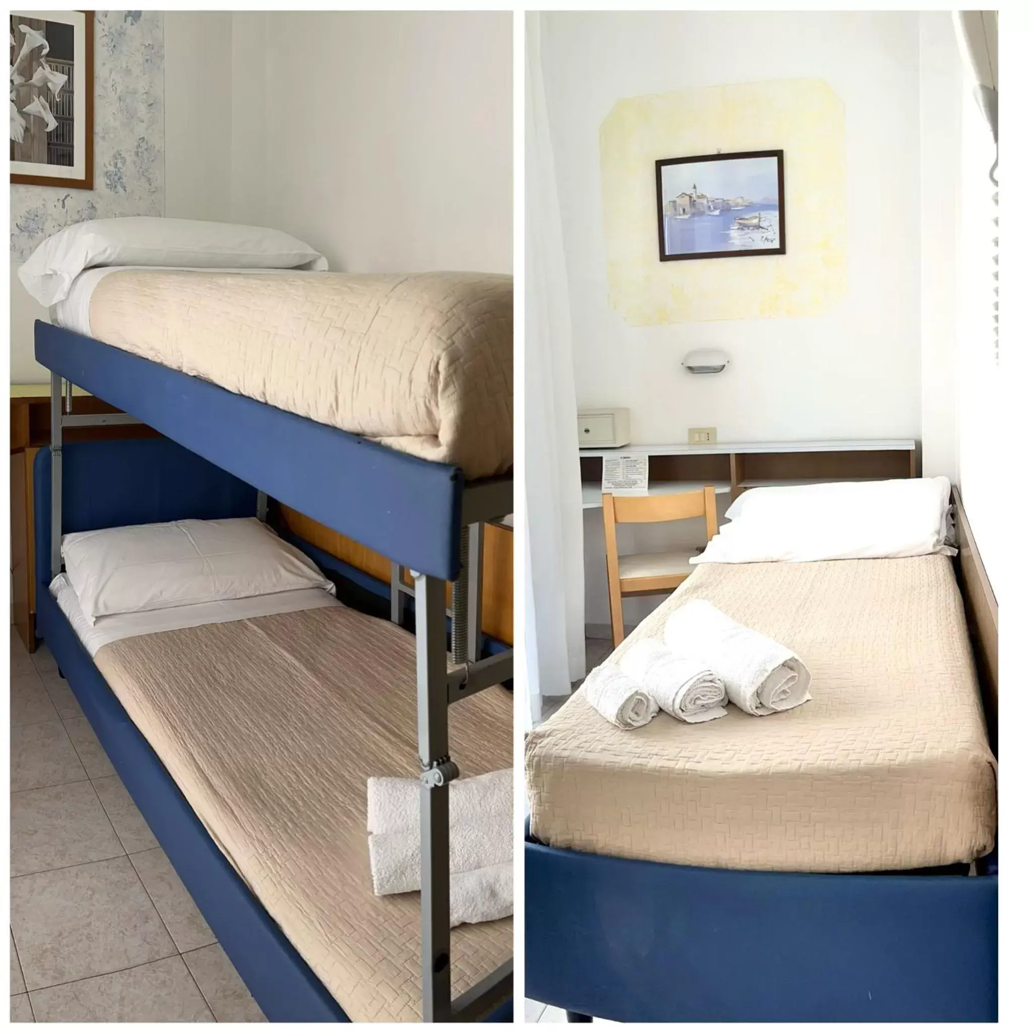 Bedroom, Bed in Hotel Niagara Riccione