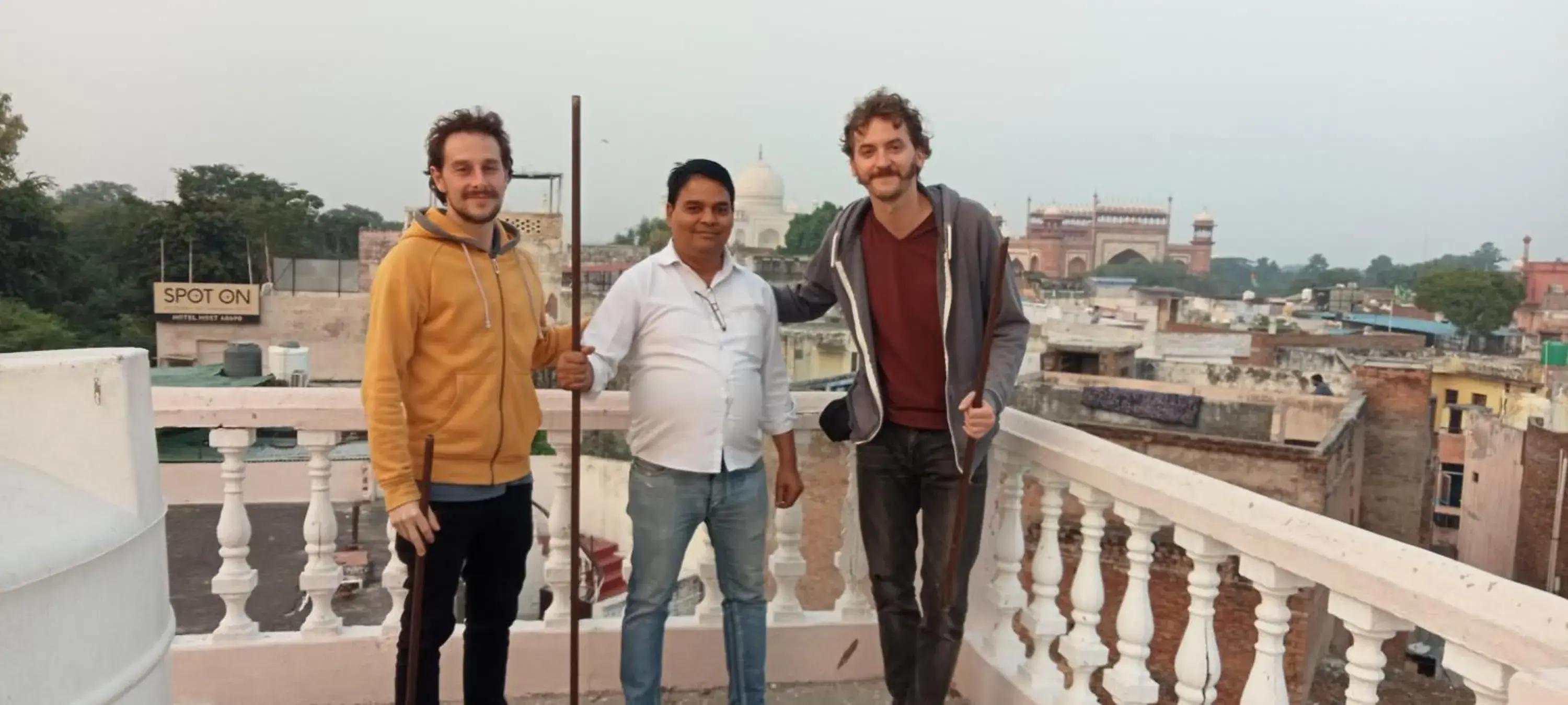 Balcony/Terrace, Guests in HOTEL SIDHARTHA (600 meters from Taj Mahal)