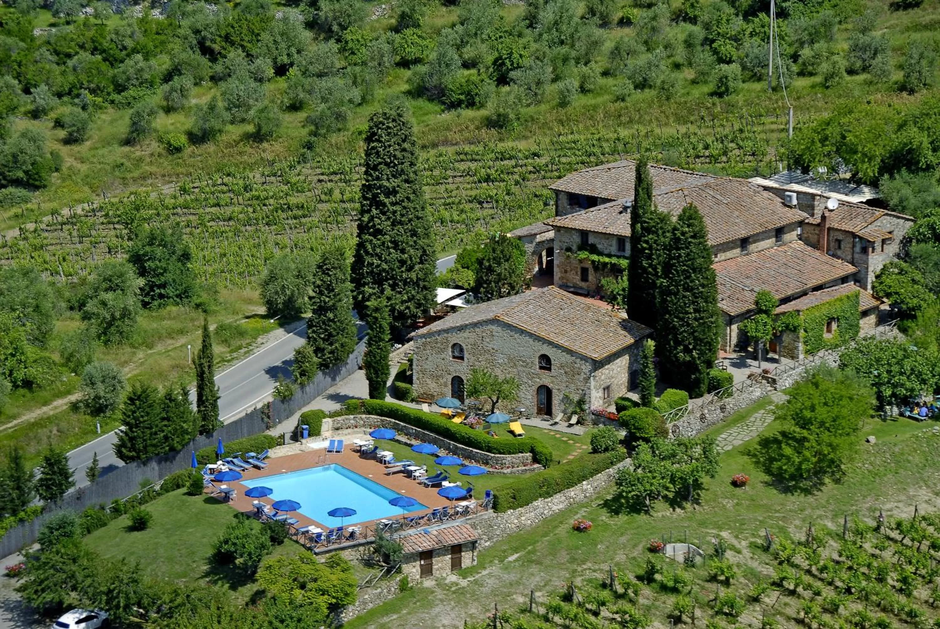 Bird's eye view in Hotel Belvedere Di San Leonino