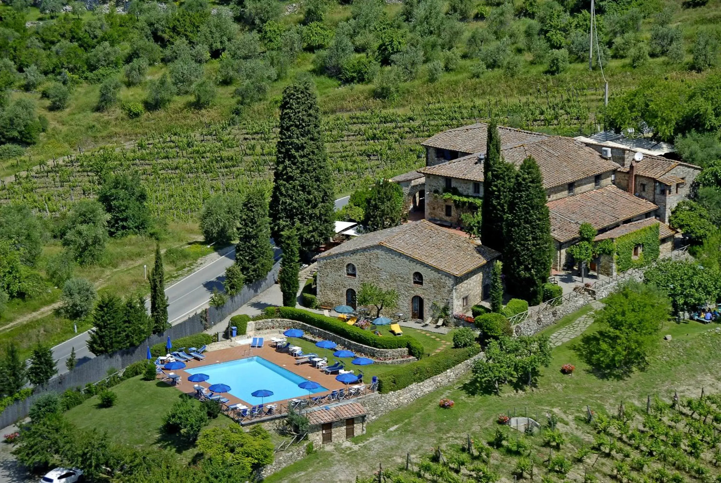 Bird's eye view in Hotel Belvedere Di San Leonino Bird's eye view in Hotel Belvedere Di San Leonino