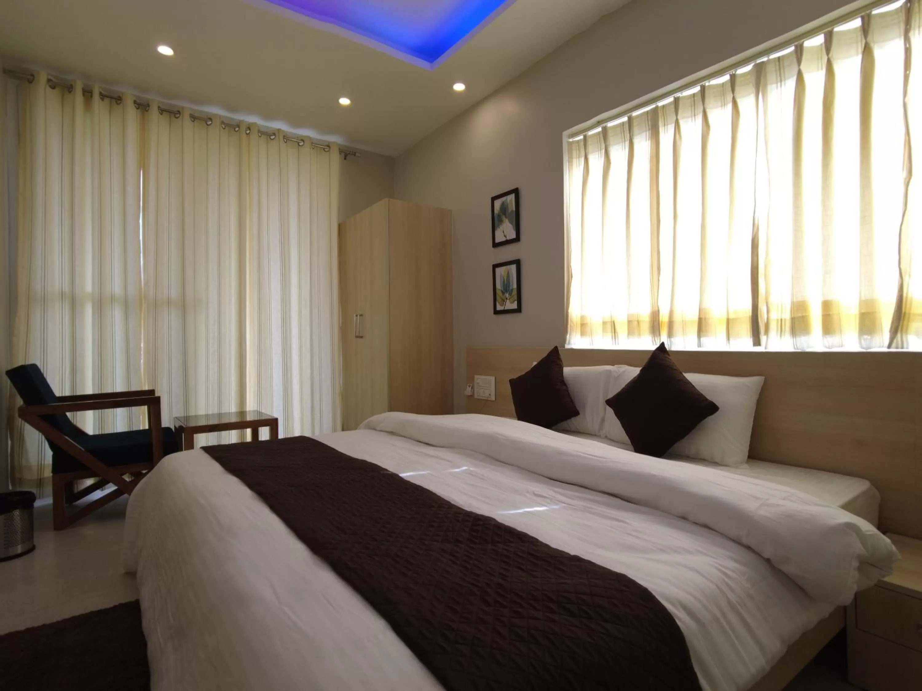 Bed in Punyah Residency Rishikesh