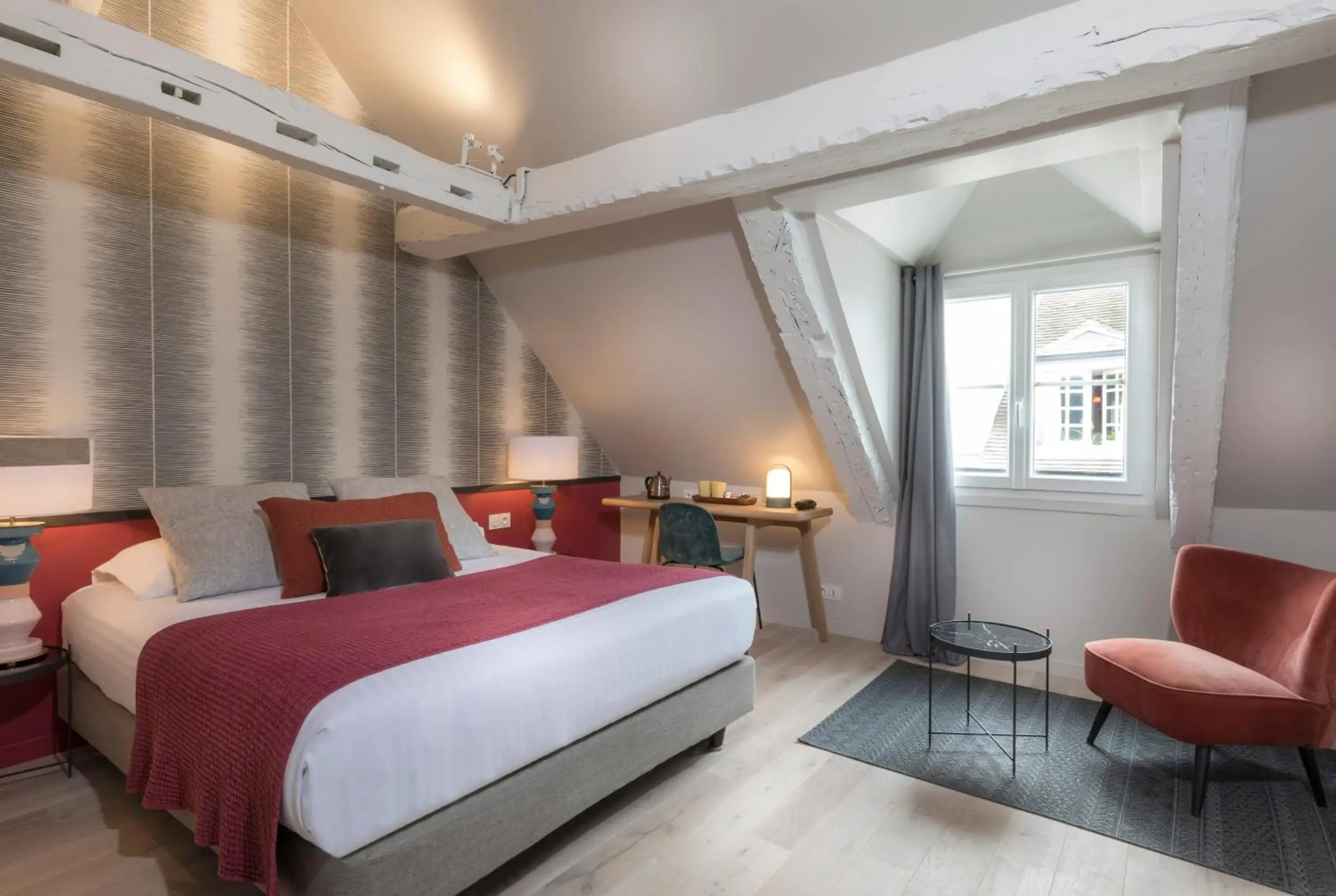 Photo of the whole room, Bed in Hôtel Jeanne d'Arc Le Marais