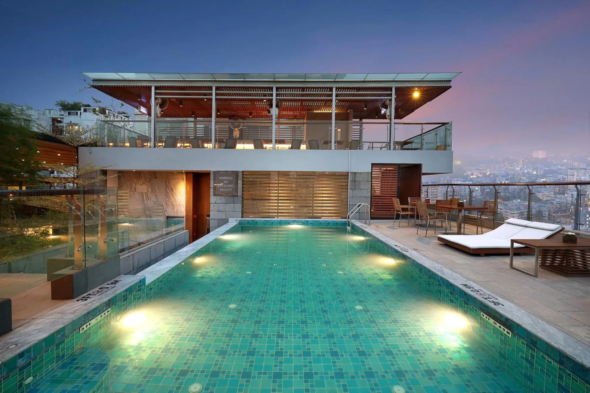 Swimming pool in Crowne Plaza Dhaka Gulshan by IHG