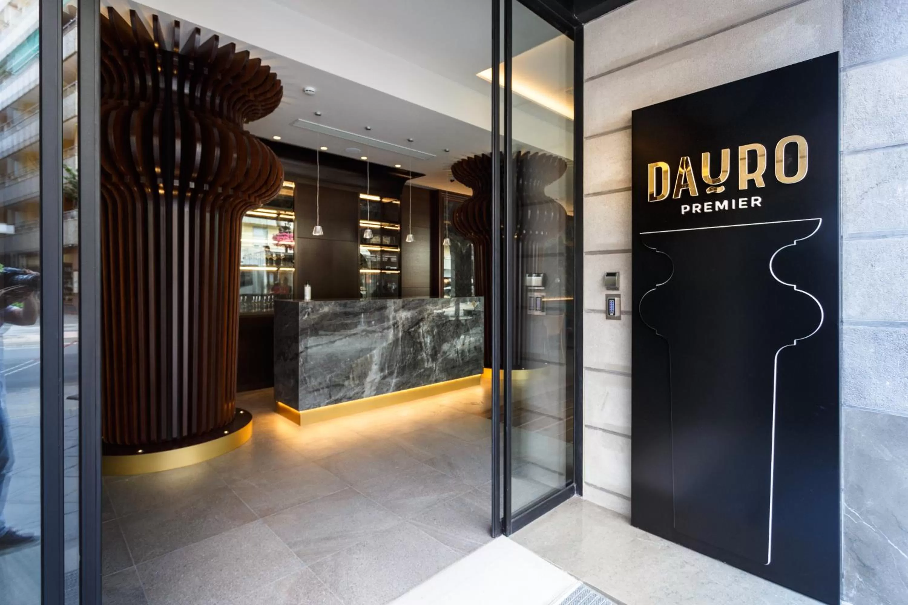 Property logo or sign in Hotel Dauro Premier