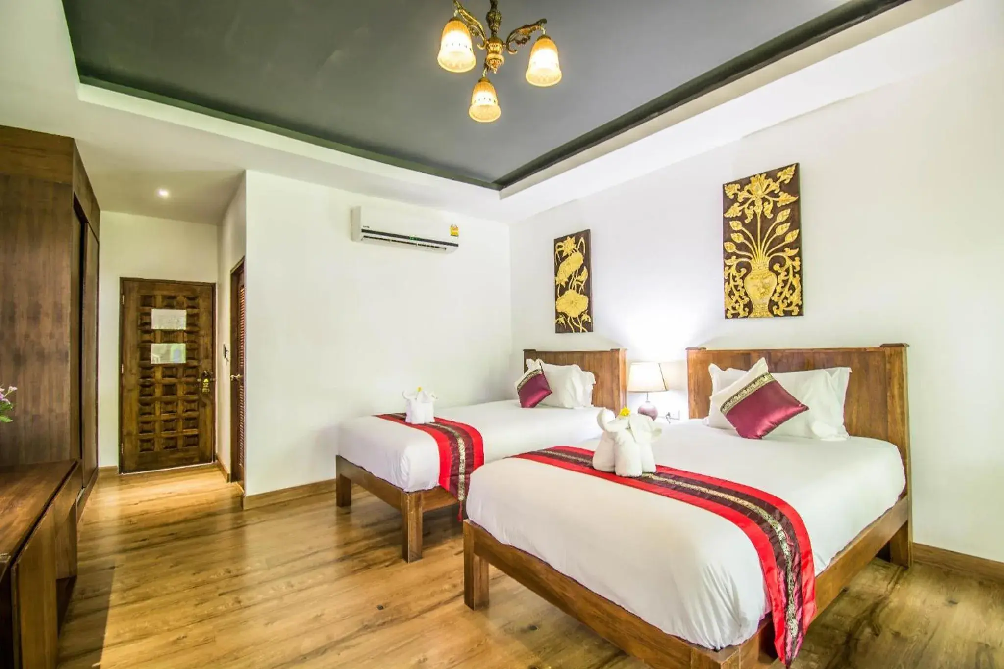 Deluxe Twin Room in E-Outfitting Doikham Resort Deluxe Twin Room in E-Outfitting Doikham Resort