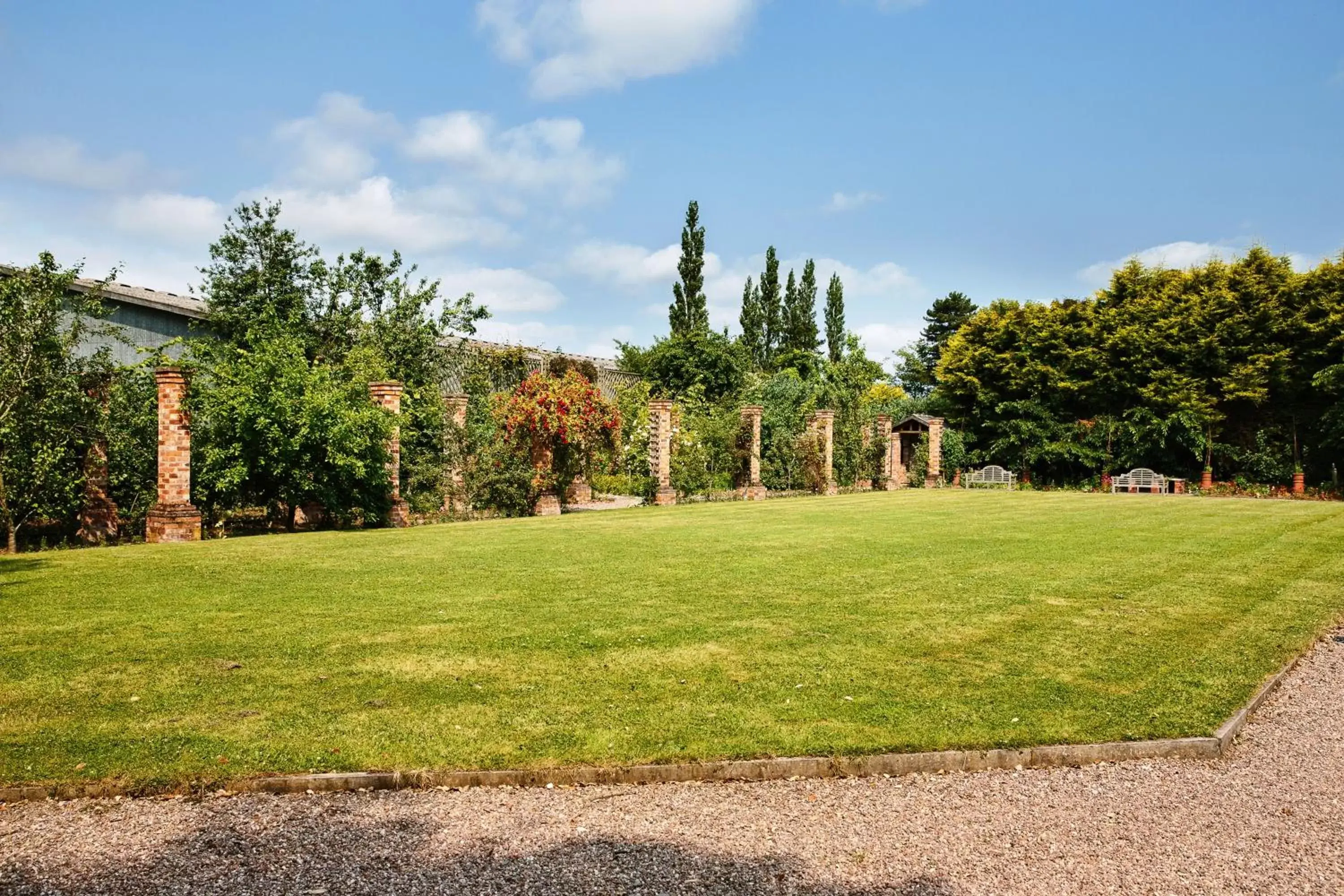 Garden in Willington Hall Hotel