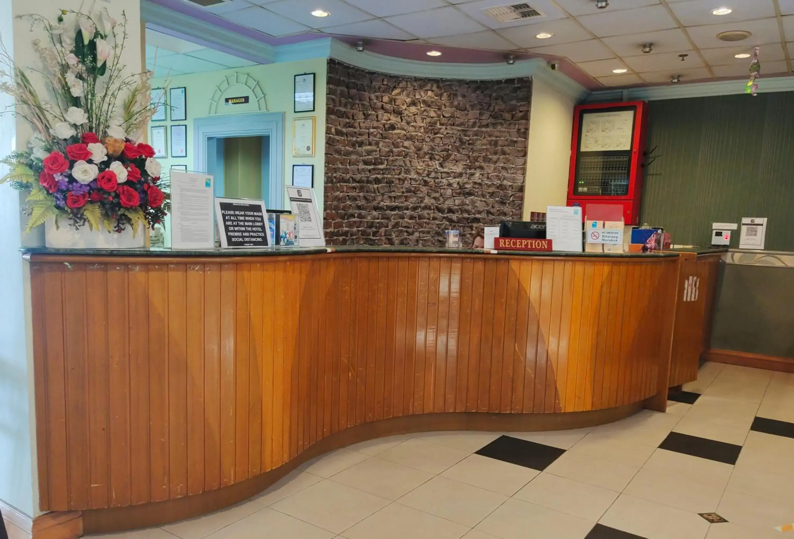 Lobby or reception, Lobby/Reception in Megah D'Aru Hotel