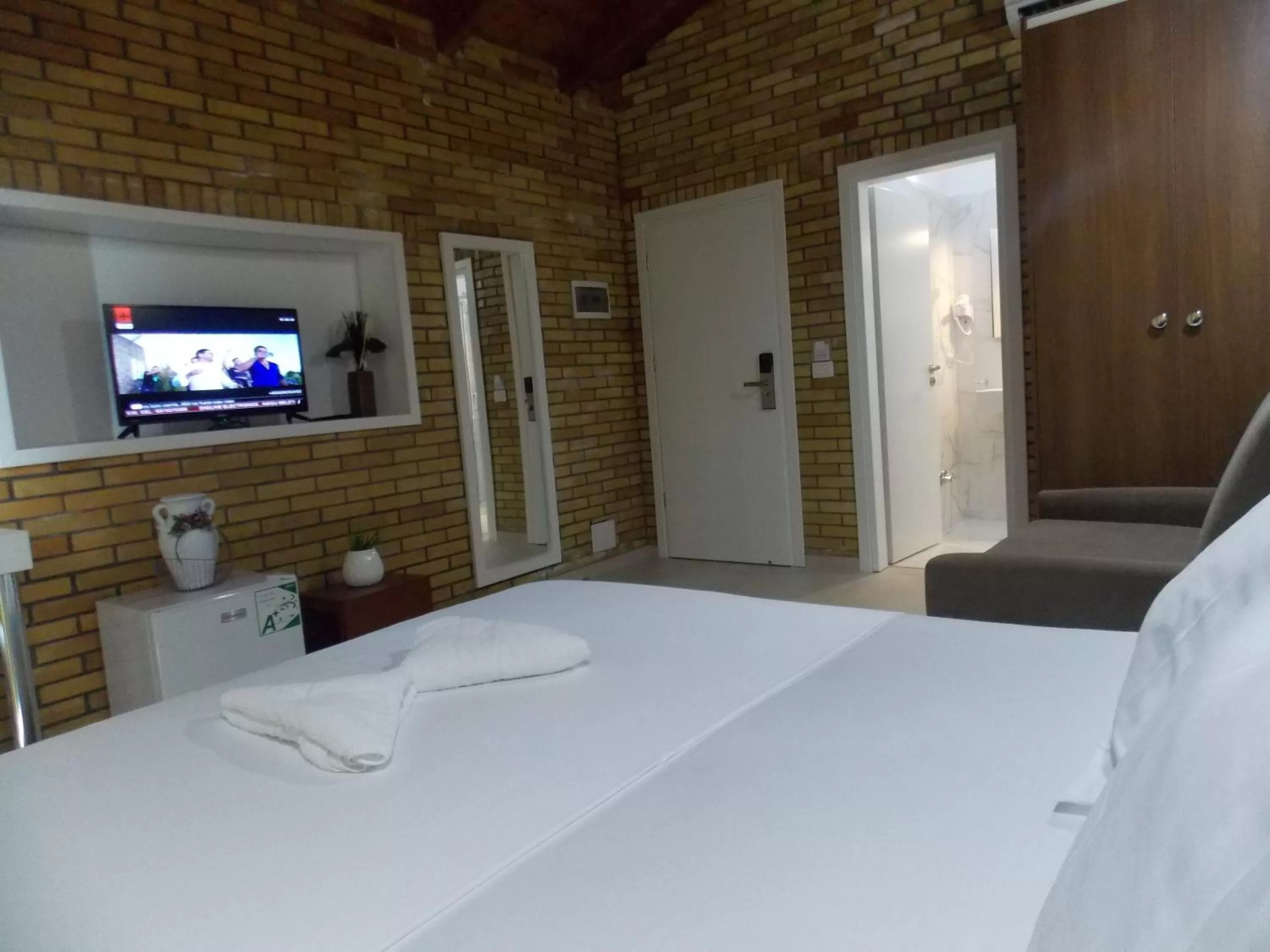 Bed in Hotel Piccolino