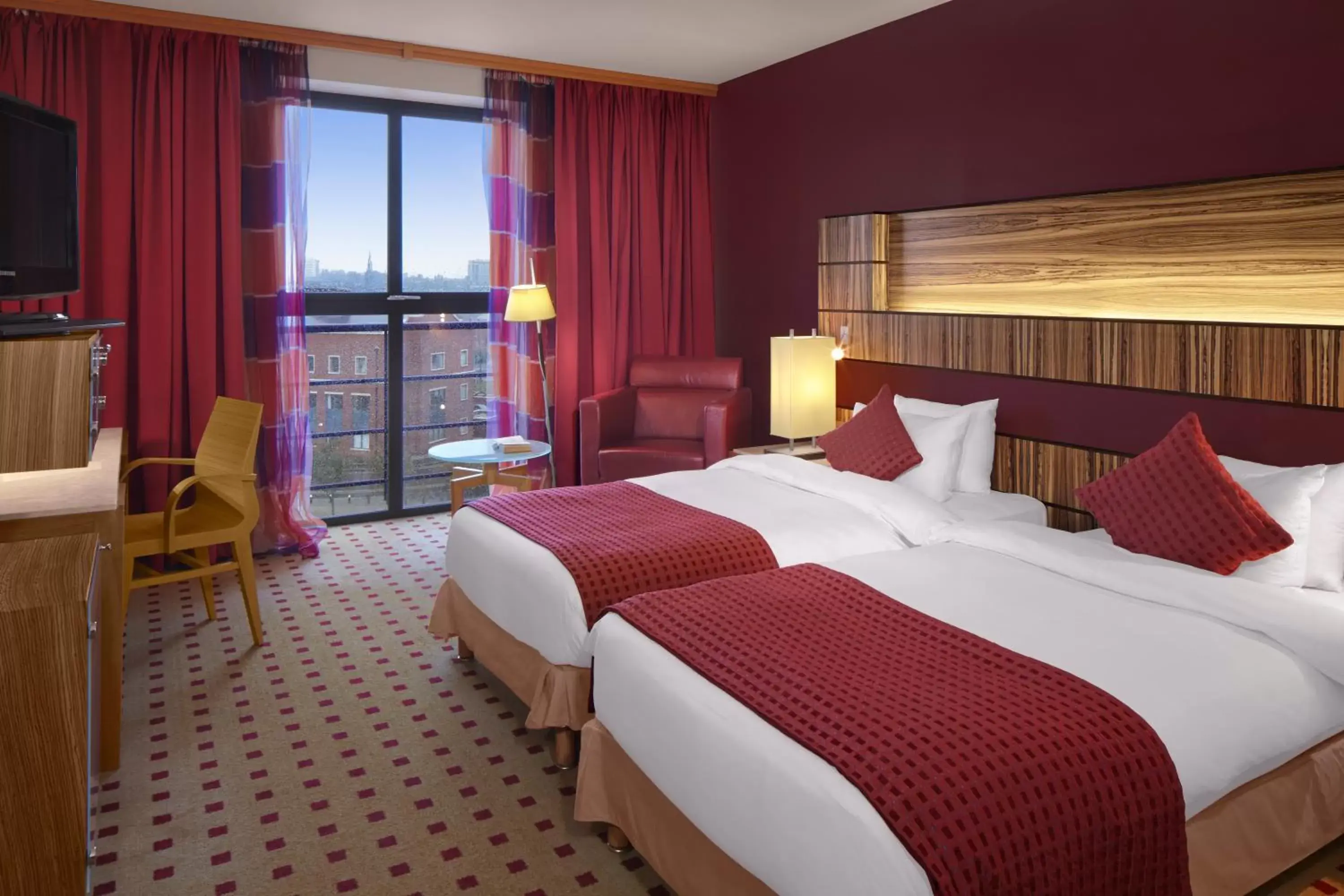 Bed in Radisson Blu Hotel Belfast