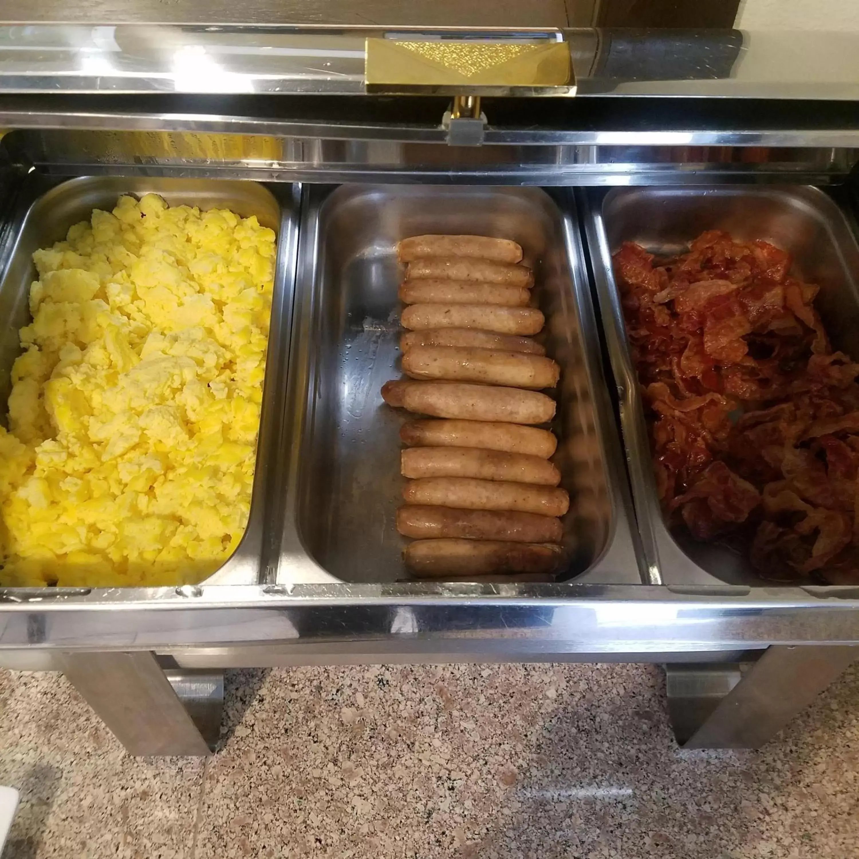 American breakfast in SureStay Hotel by Best Western Hollister