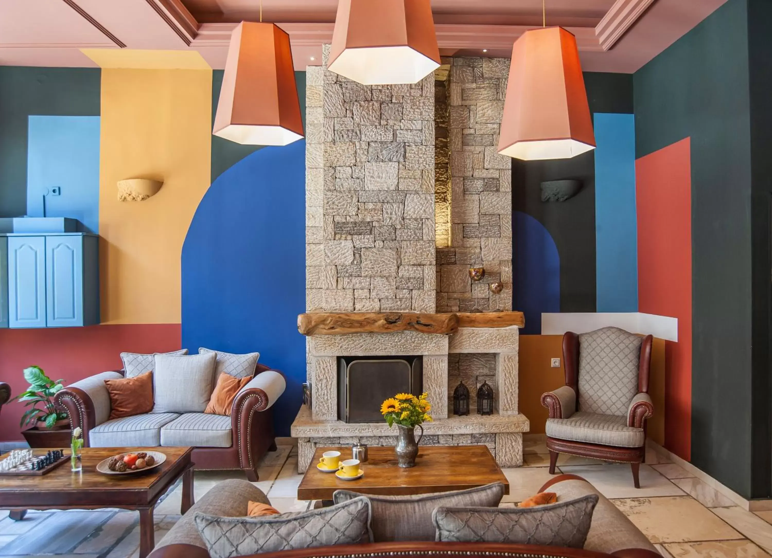 Living room, Seating Area in Parnassos Delphi Hotel