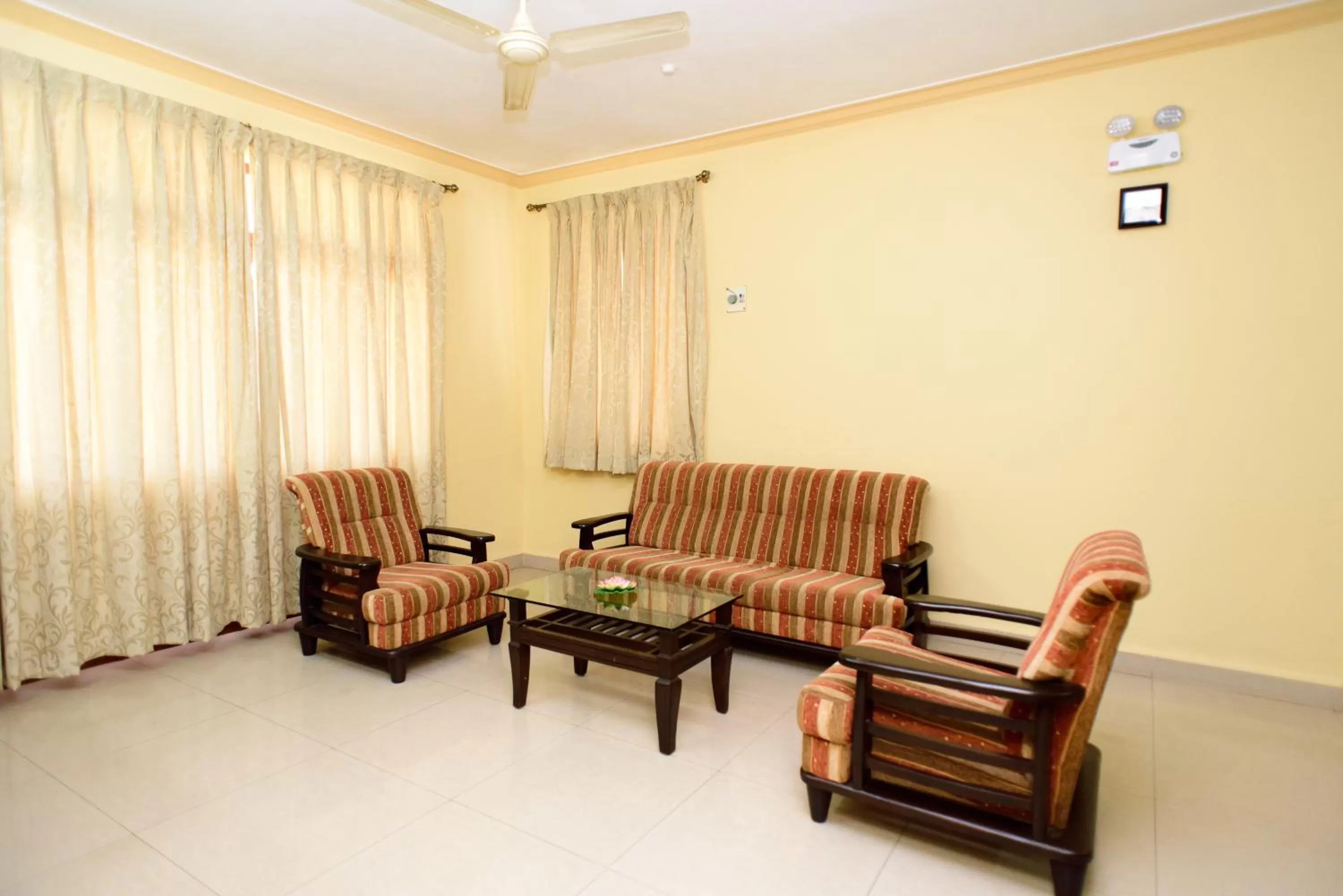 Seating area in La Grace Resort