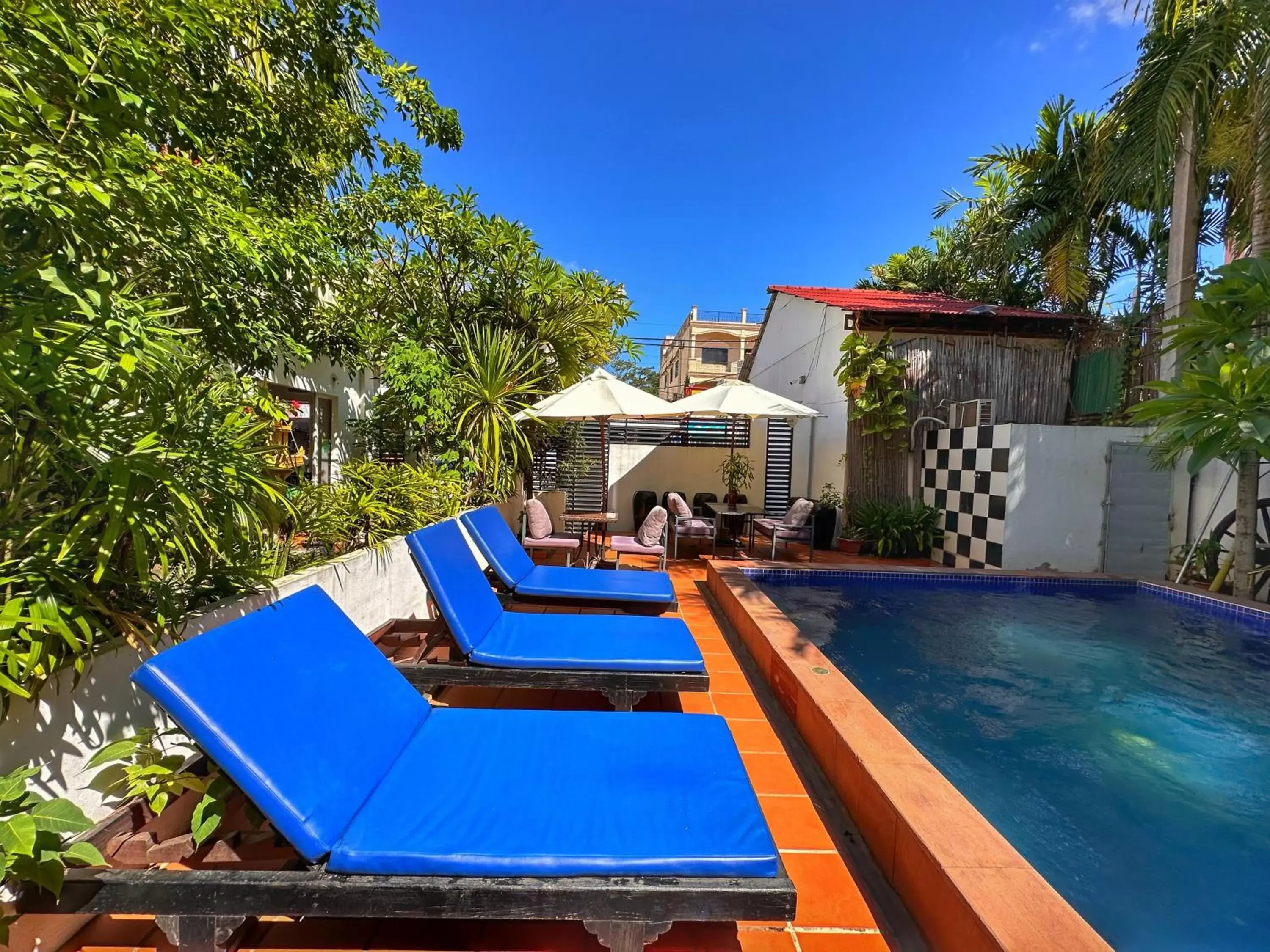 Swimming Pool in Villa Um Theara - Siem Reap