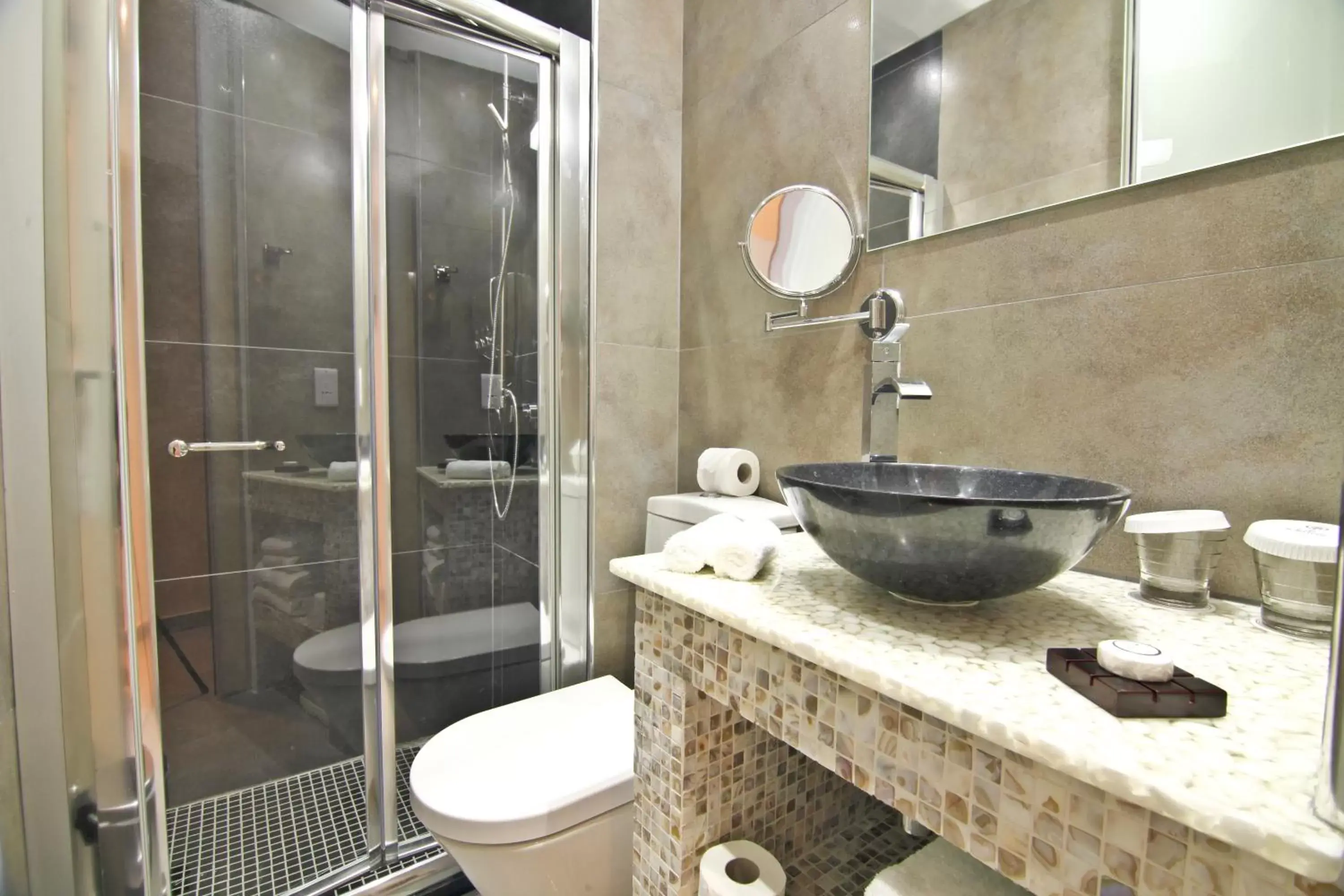 Bathroom in Achilleos City Hotel